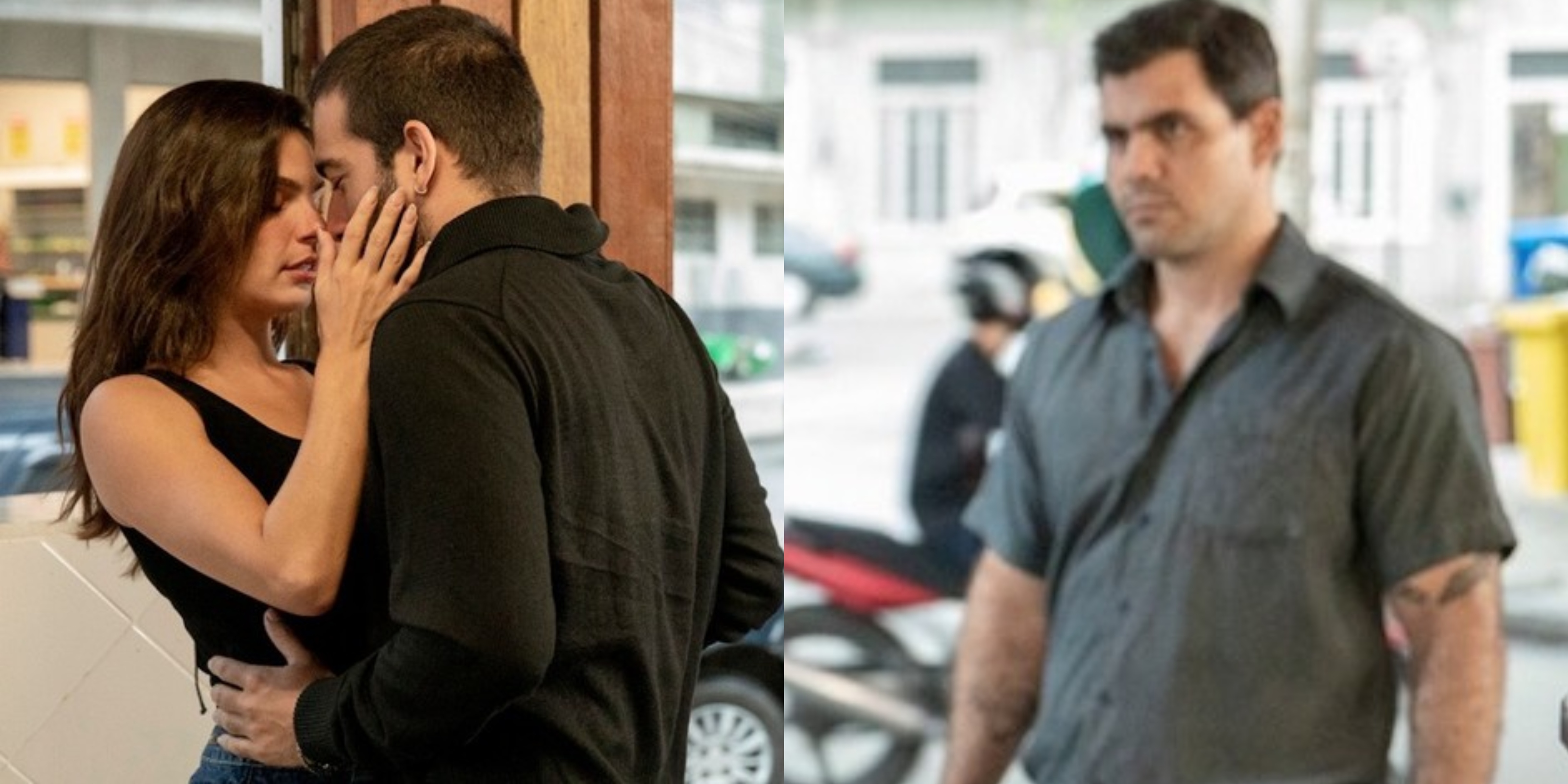 Amor de Mãe: Magno se sente duplamente traído ao flagrar Betina e Sandro se beijando