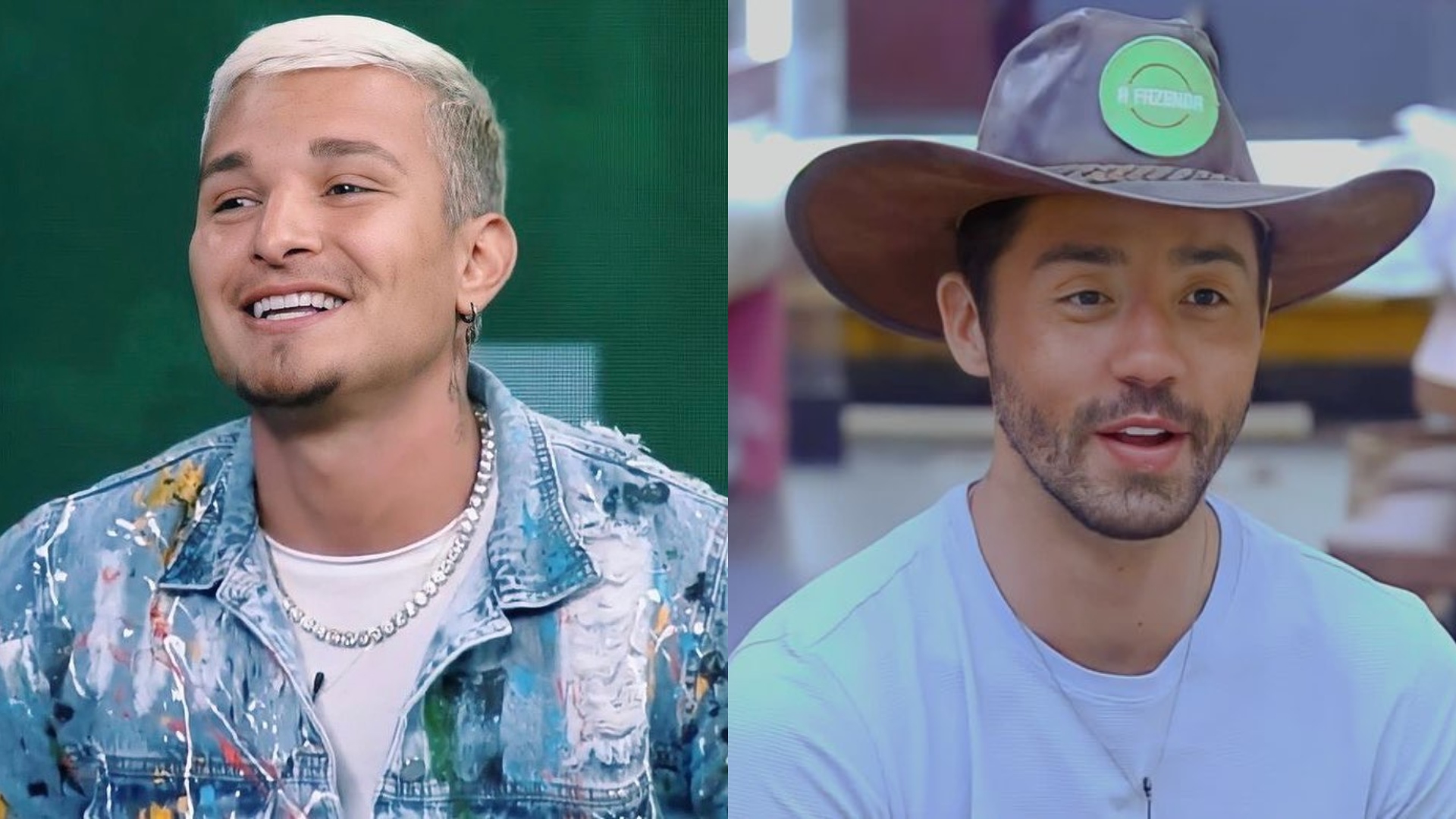 A Fazenda 13: MC Gui arranca chapéu do Fazendeiro da cabeça de Rico durante discussão