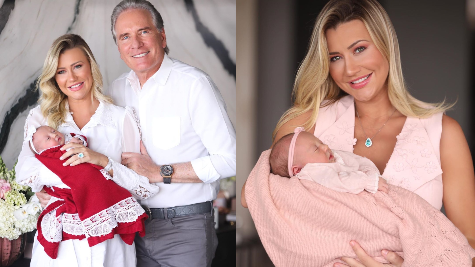 Ana Paula Siebert registra primeira consulta médica da recém-nascida, Vicky, e se declara: “Nada mais importante que isso!”