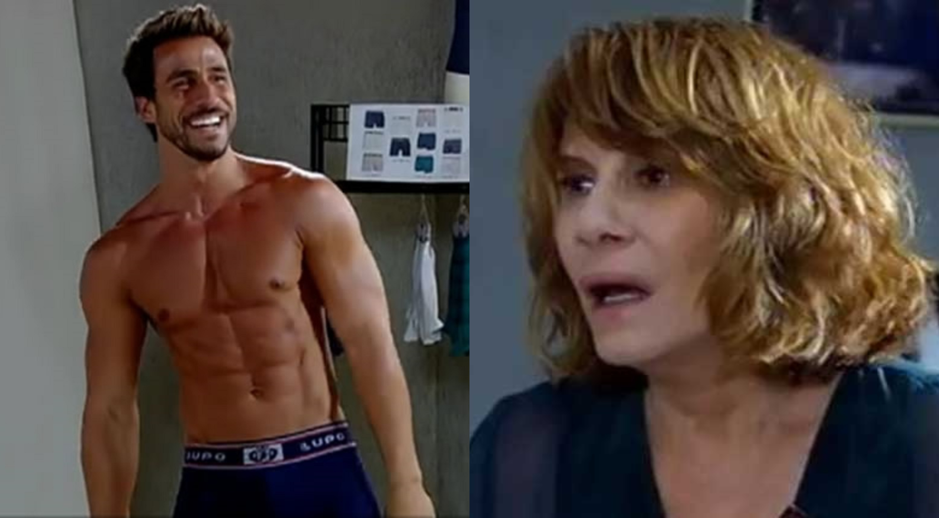 Fina Estampa: Enzo enlouquece a mulherada e deixa Danielle envergonhada: “É a sua mãe?”