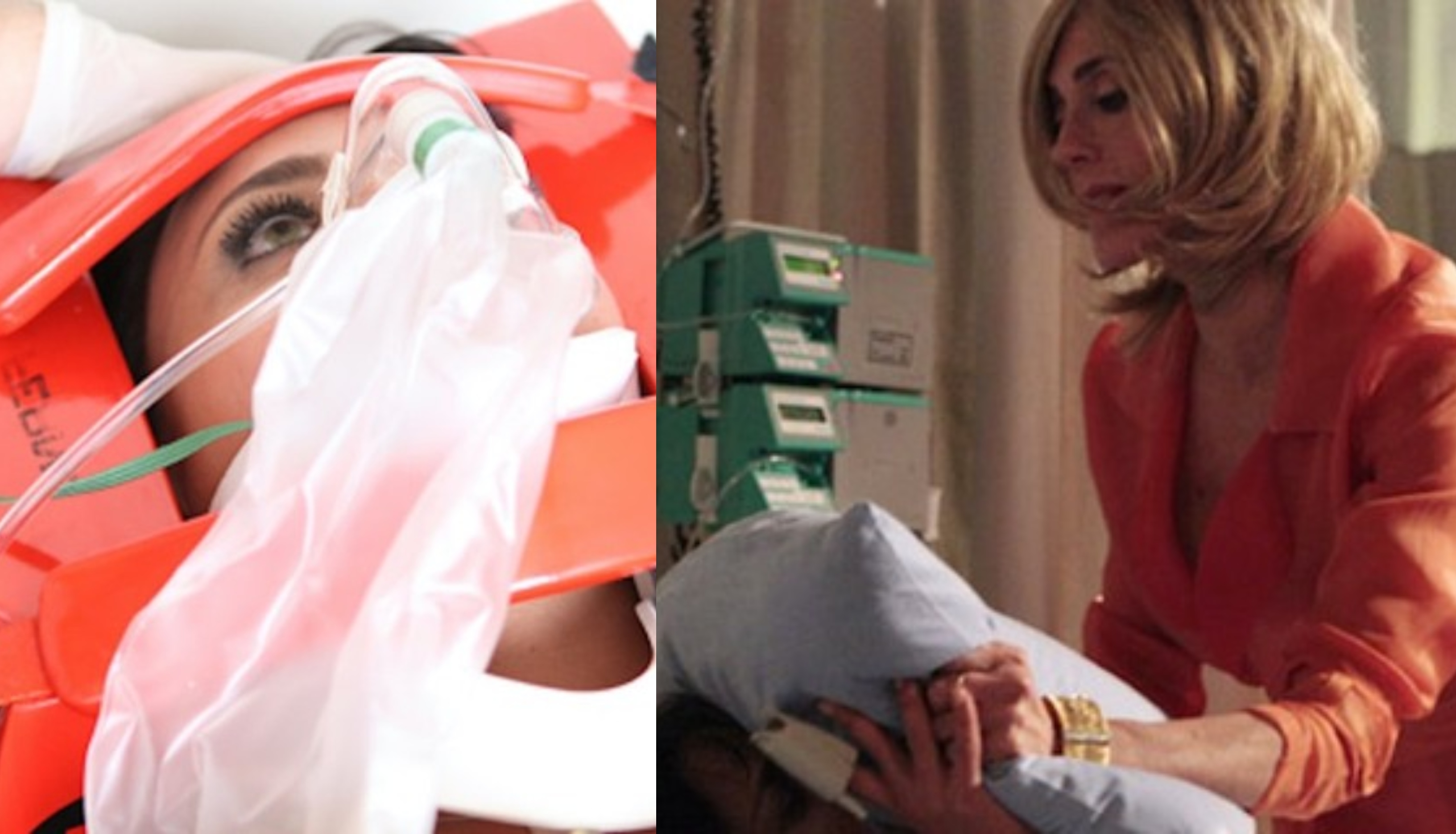 Fina Estampa: Marcela fica entre a vida e a morte e Tereza Cristina a asfixia no hospital