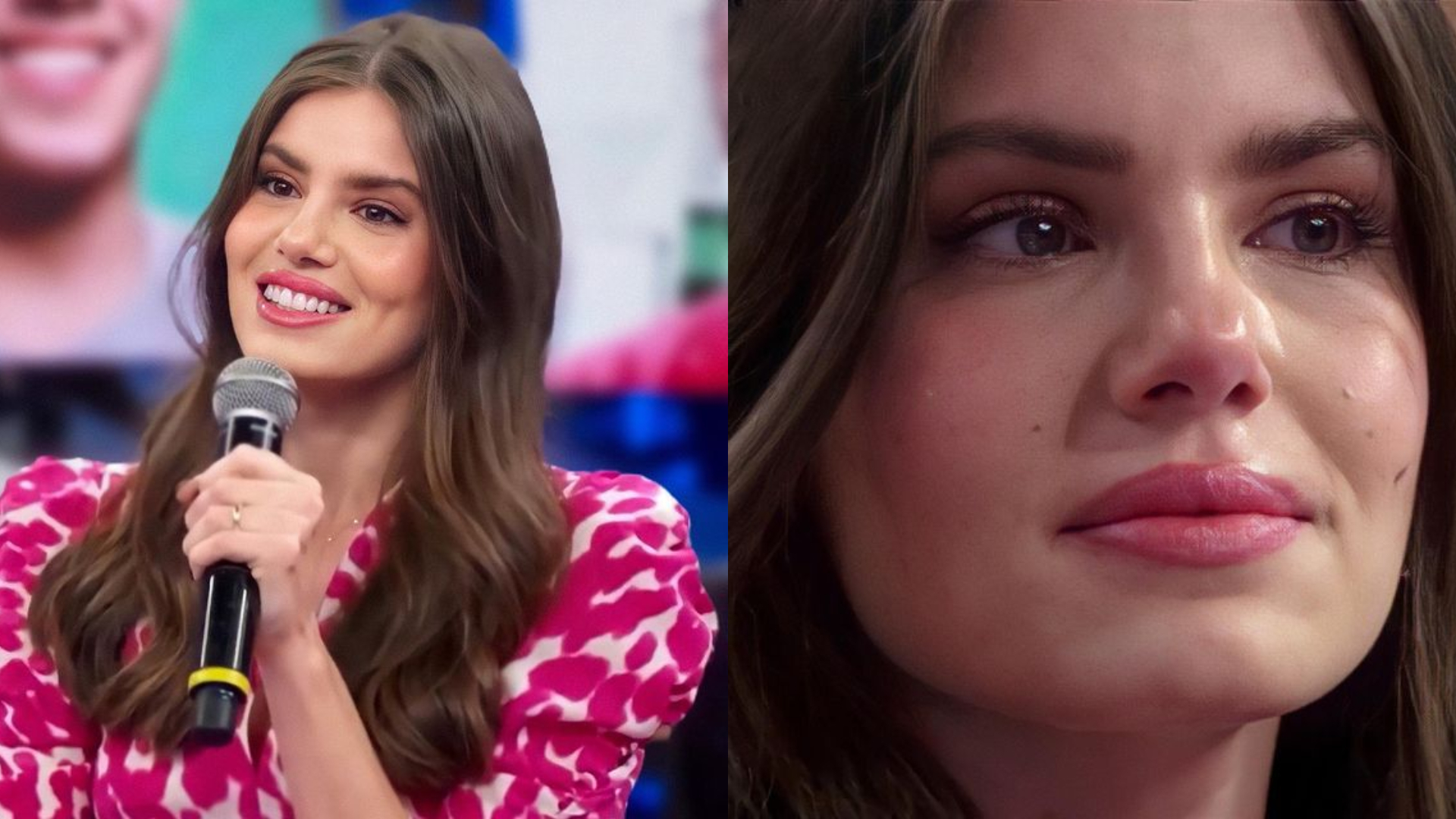 No ‘Altas Horas’, Camila Queiroz cai no choro e confessa: “Me perdi da minha fé”