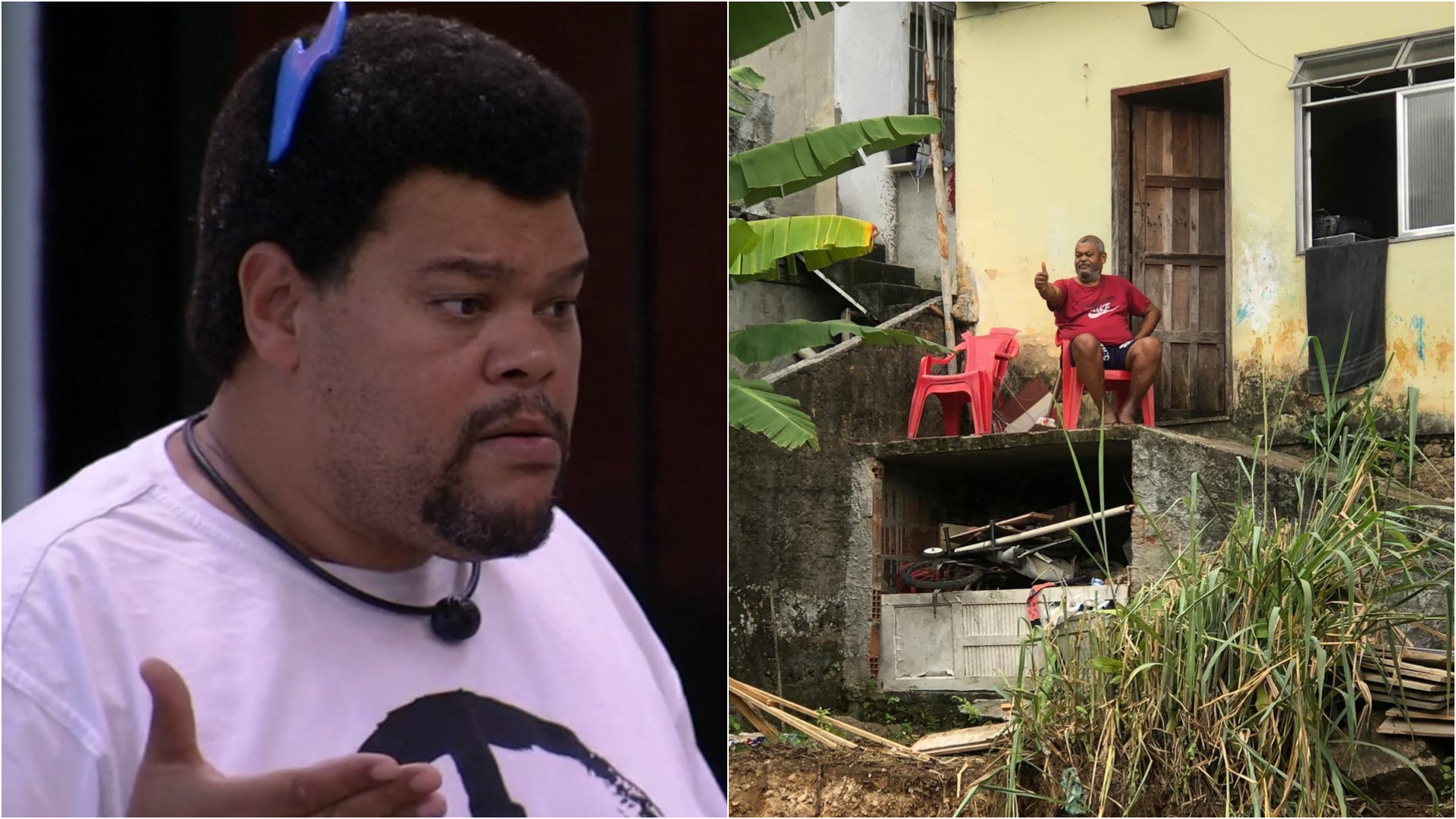 BBB20: Amigo de Babu mostra casa do pai do ator e desabafa: ”Expor a realidade da vida do cara”