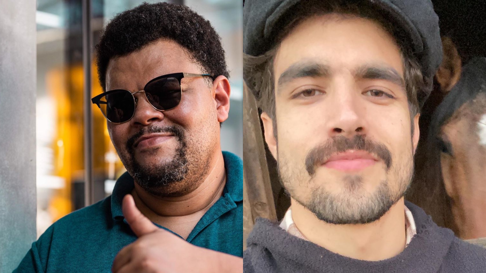 Babu Santana relembra bastidores de ‘I Love Paraisópolis’ e ganha carinho de Caio Castro