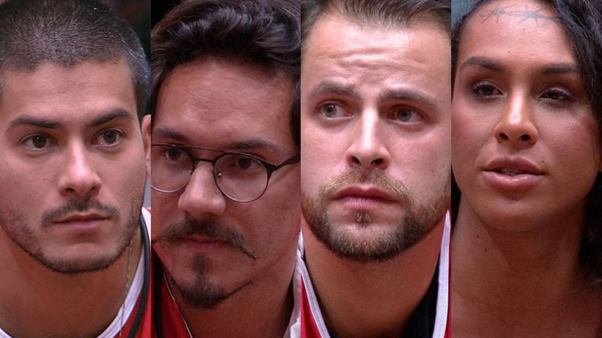 BBB22: Arthur Aguiar, Eliezer, Gustavo e Linn da Quebrada estão no Paredão Falso