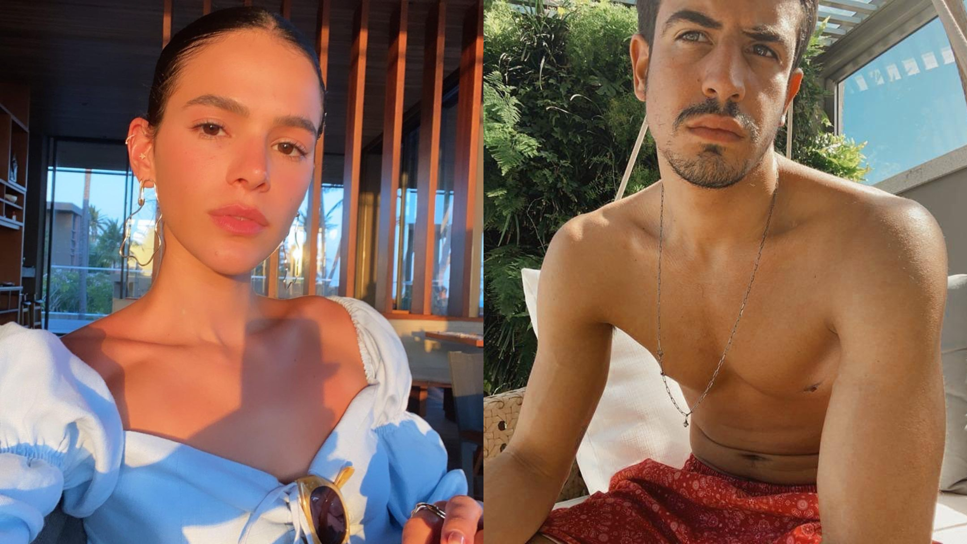 É OU NÃO? Internautas apontam voz de Enzo Celulari em vídeo de Bruna Marquezine