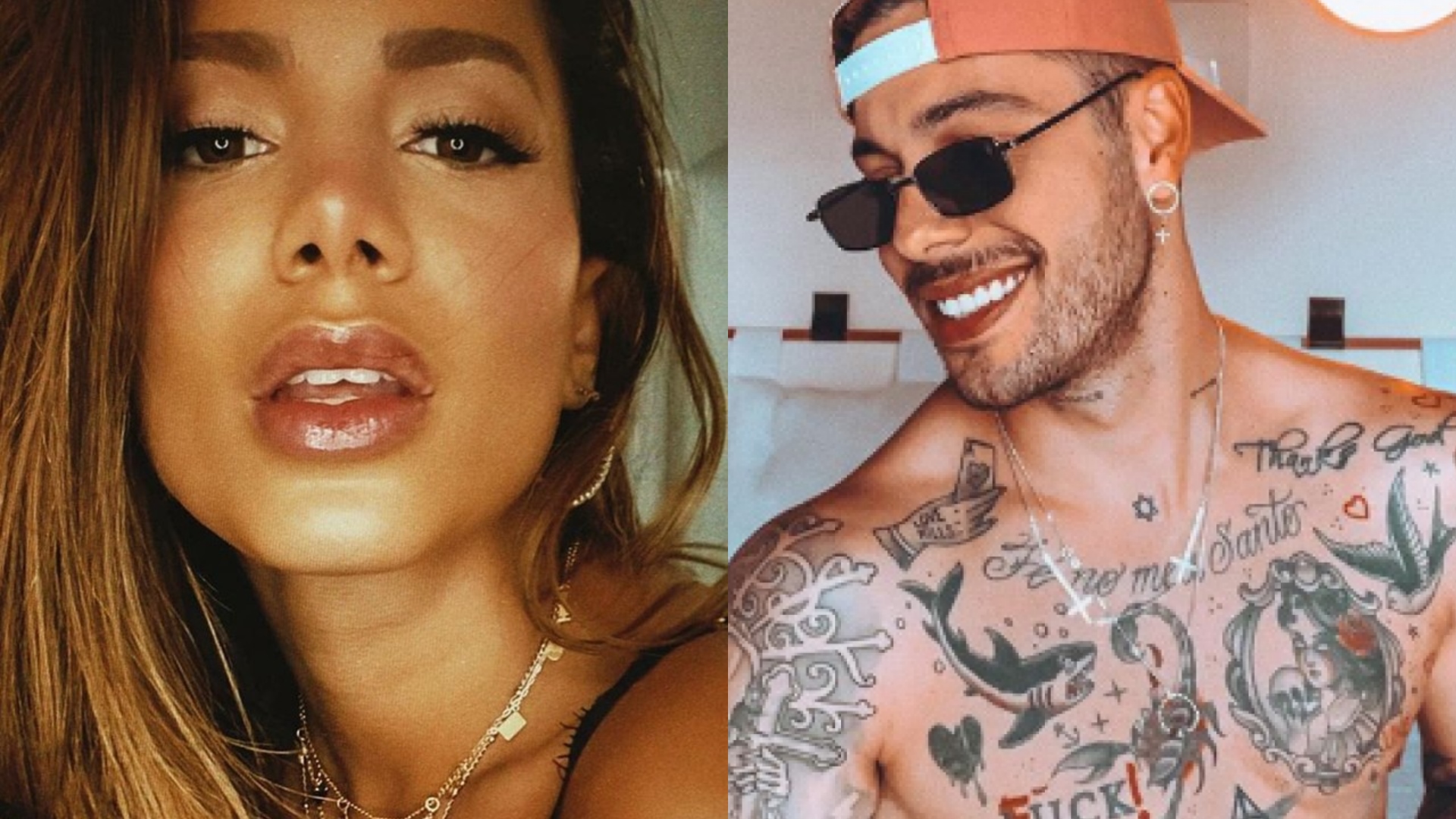 Alta temperatura! Gui Araújo publica fotos picantes com Anitta: “Se forçar mais casa”