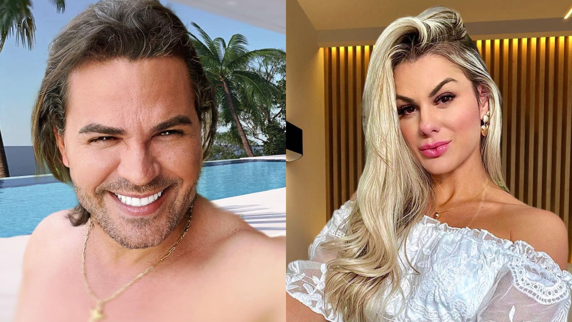 Depois de confusões com o ex, Eduardo Costa e suposto affair trocam comentários carinhosos