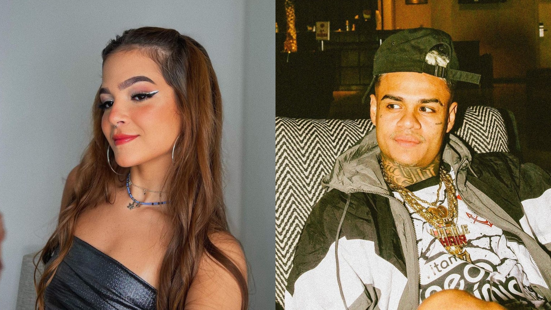 Mel Maia surge em live com cantor e internautas apontam romance