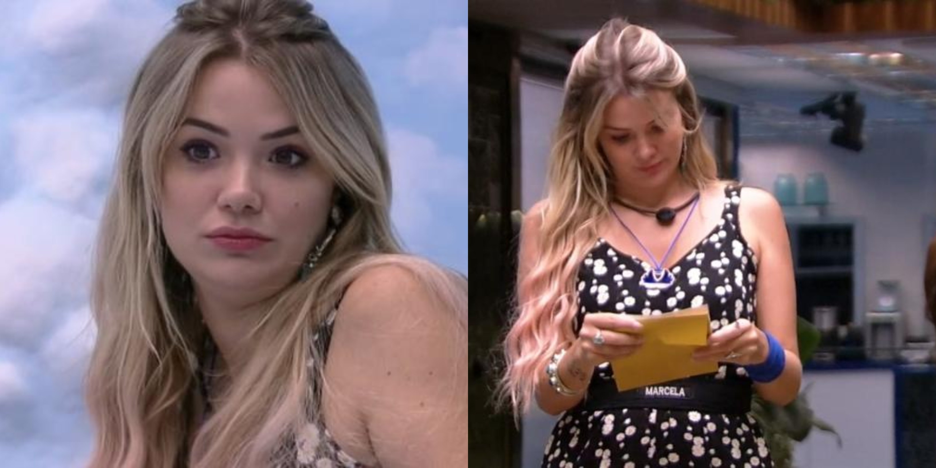BBB20: Marcela fica preocupada com mensagem da família e reclama: “Achei minha mãe triste”