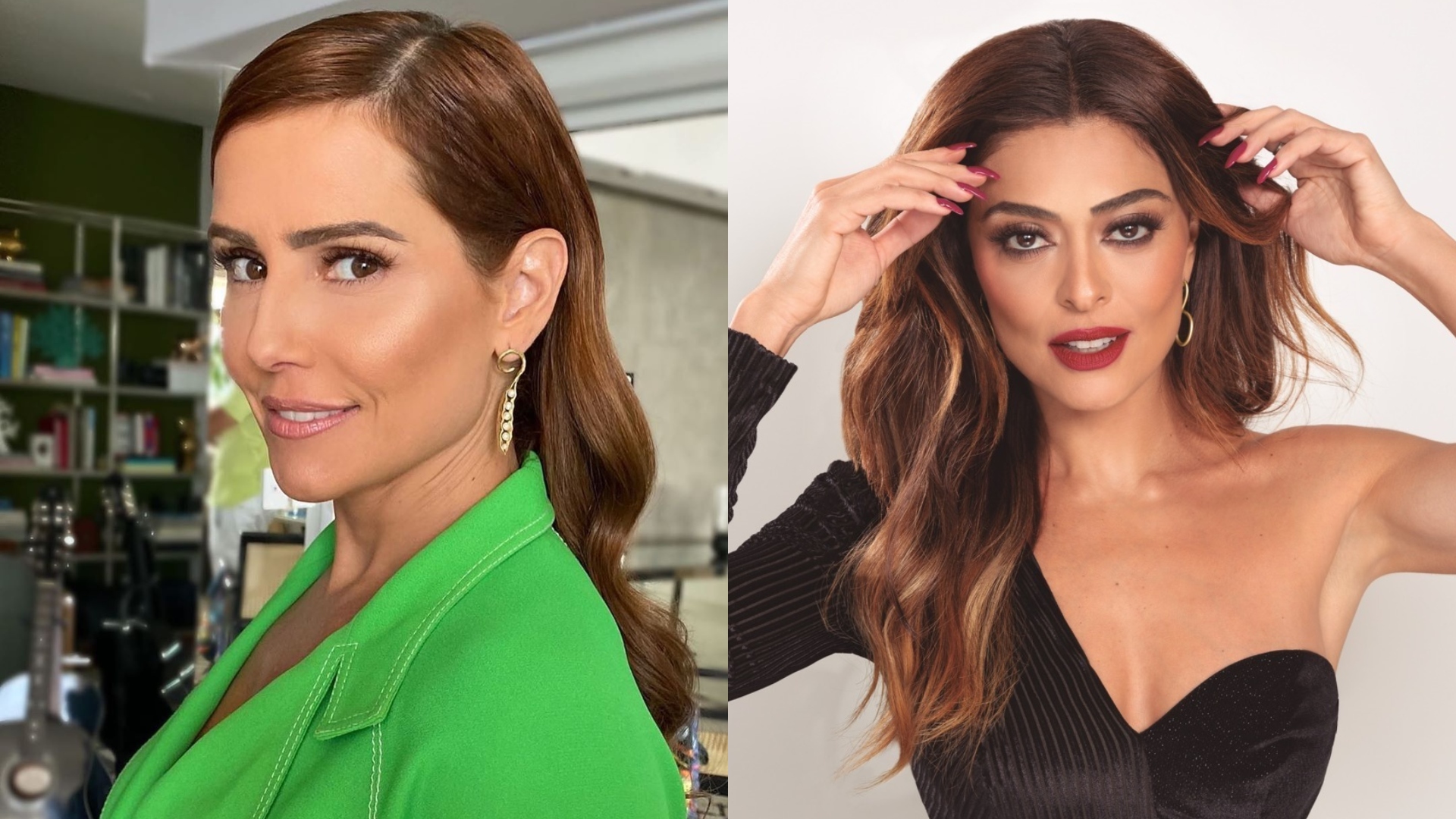 Muito amigas! Deborah Secco posa ao lado de Juliana Paes e se declara: “É tão bom estar pertinho de você!”
