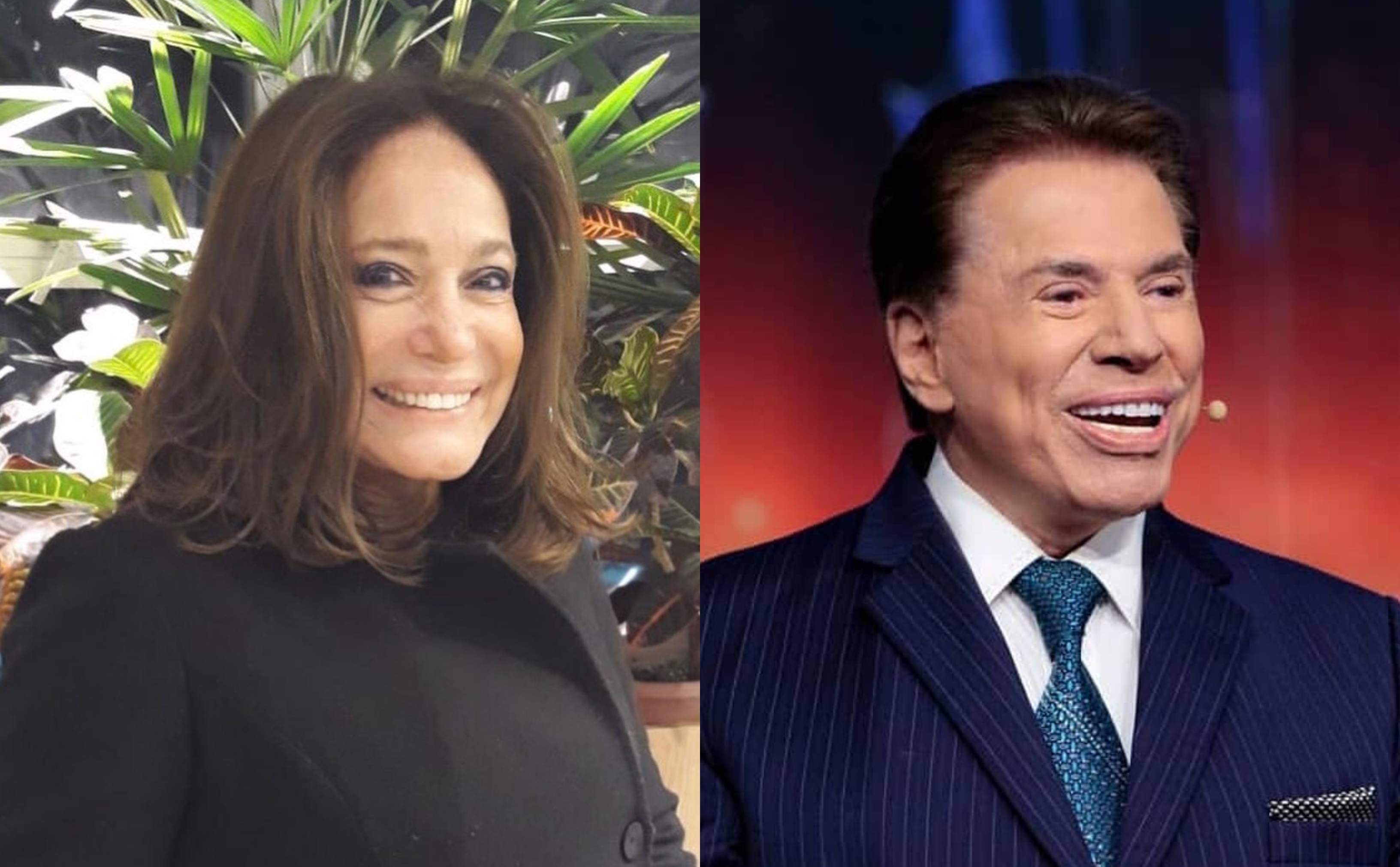 Susana Viera faz retrospectiva e compartilha clique ao lado de Silvio Santos: “Inesquecível!”