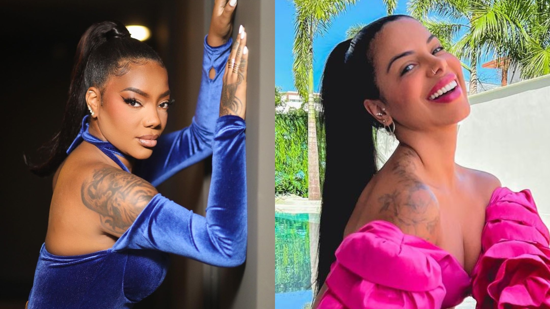 Evelyn Regly fala sobre briga com Ludmilla: “Não quis tirar foto”
