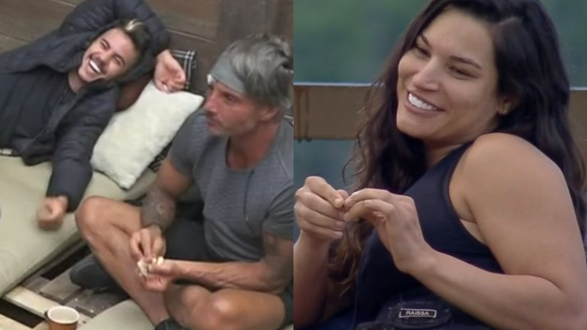 A Fazenda 12: Juliano e Biel falam que os surtos de Raissa não são de mentira: “Ela não faz por mal”