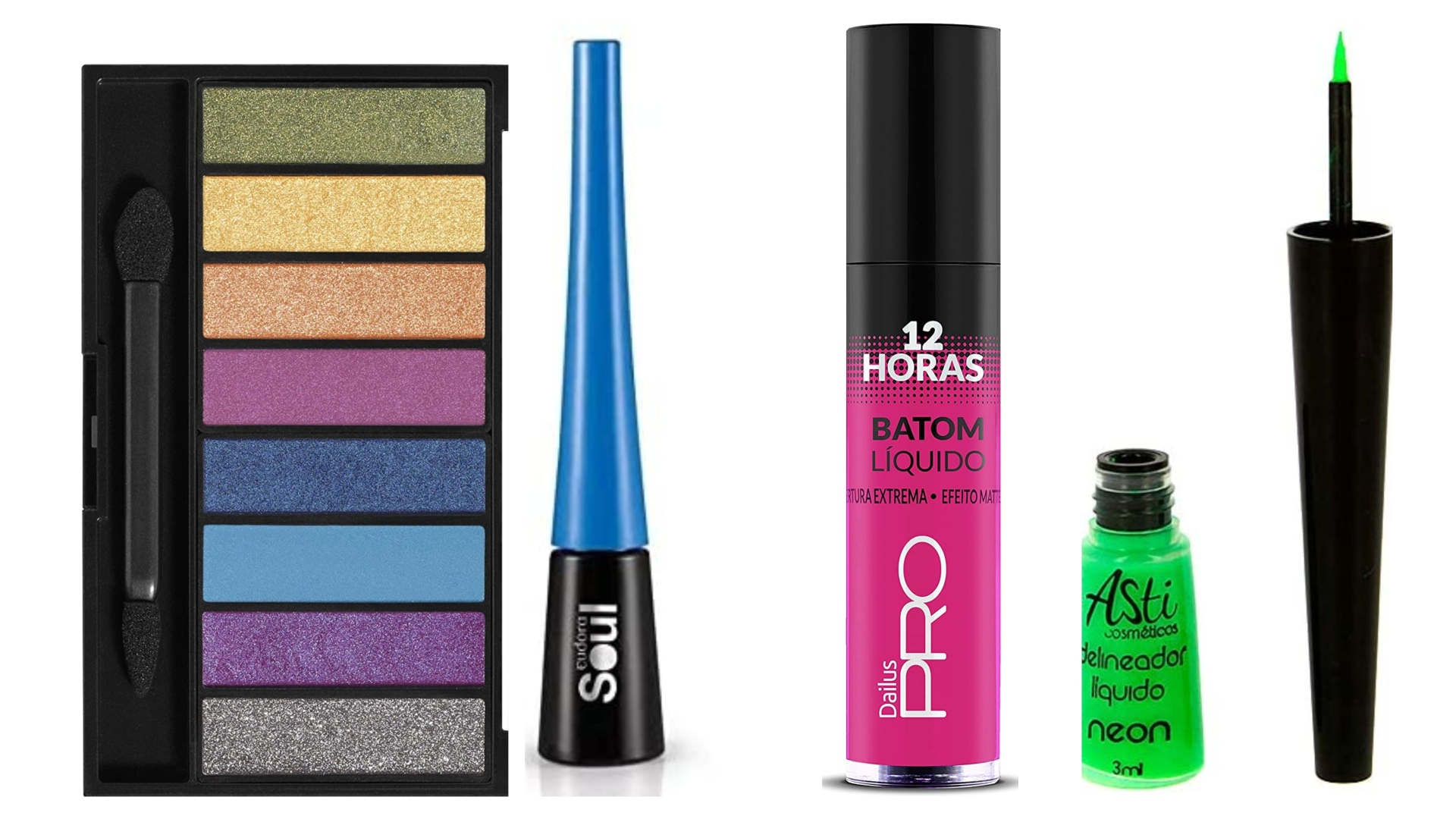 Delineado colorido: dicas e produtos para inovar na maquiagem