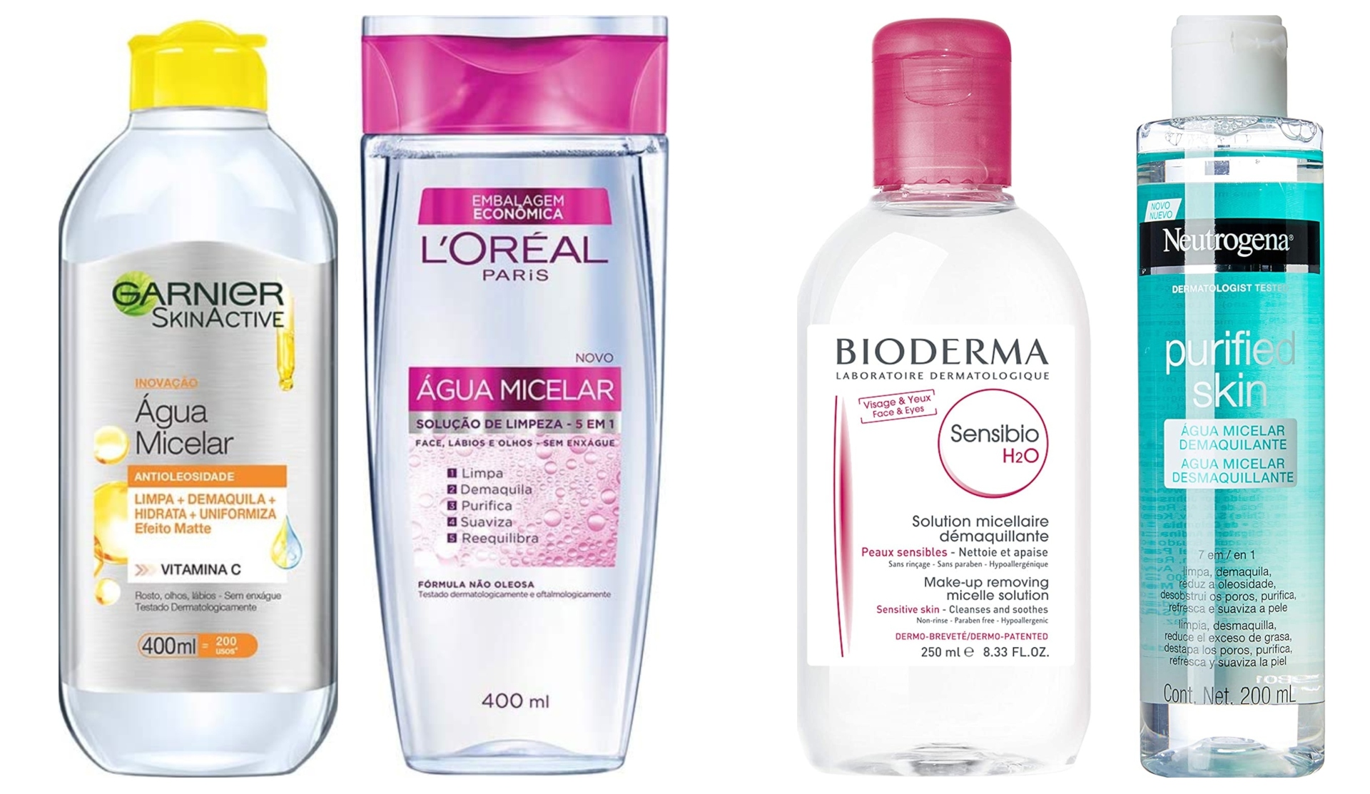 Água micelar: 6 produtos que você precisa conhecer