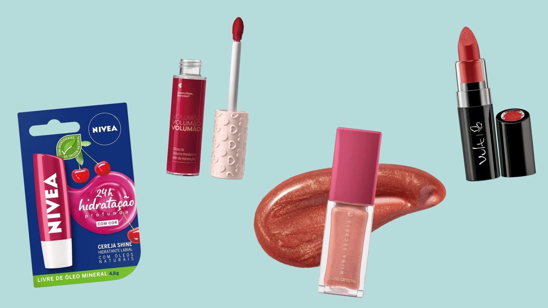 Batom, gloss e hidratante labial: 15 opções para celebrar o Dia do Beijo