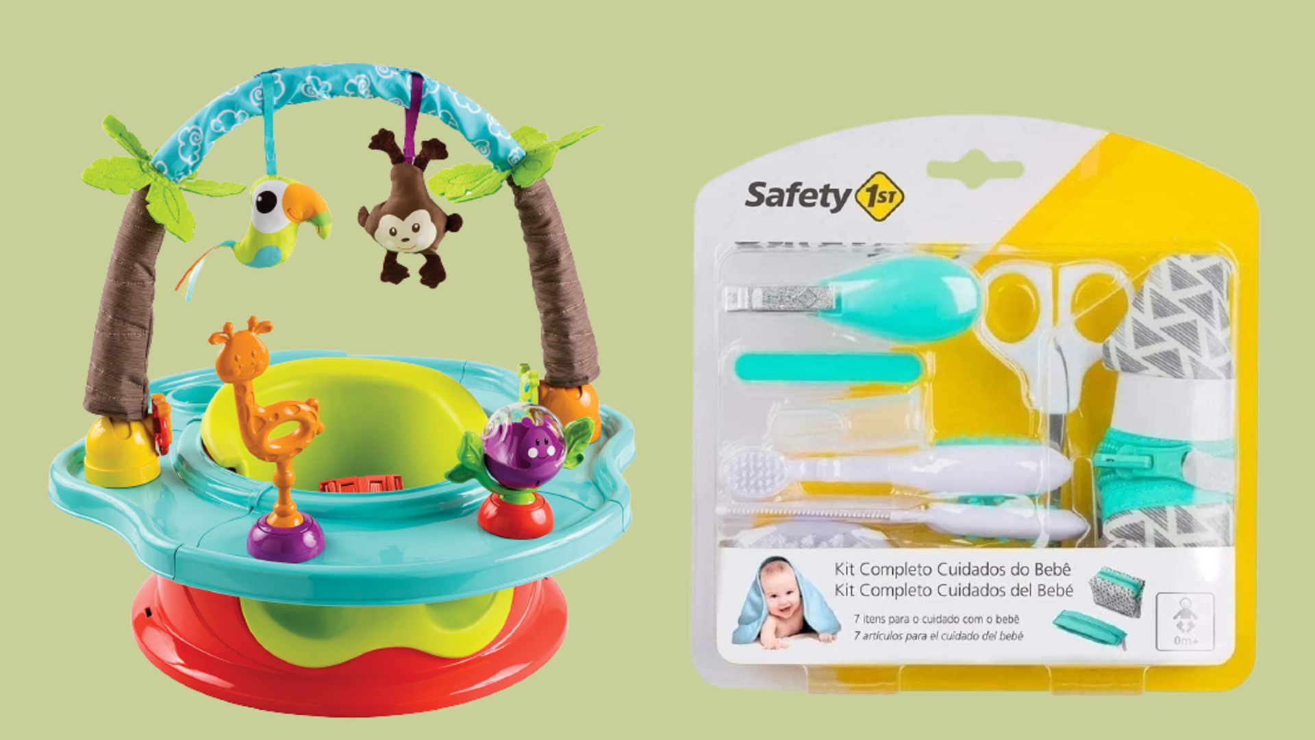 Centro de atividades, kit de cuidados e mais: 10 itens em oferta para o seu bebê
