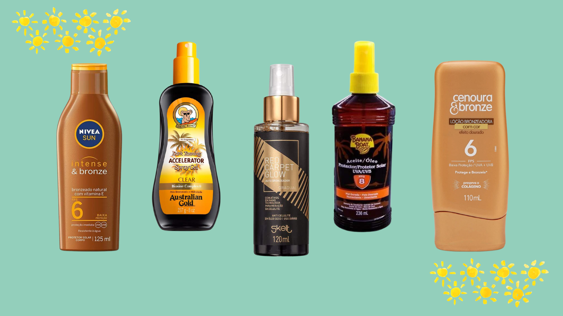 Bronzeado perfeito: 10 produtos para arrasar no verão
