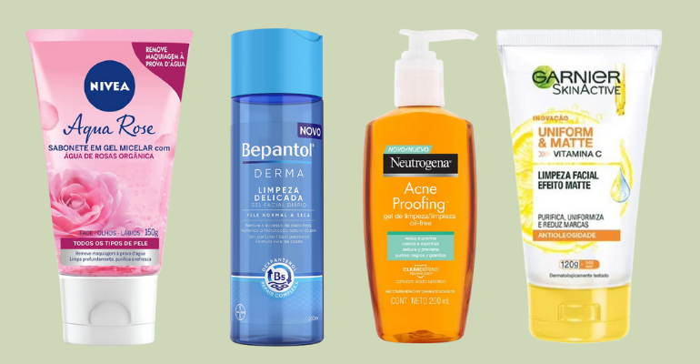 Gel de limpeza facial: 6 opções para o seu skincare