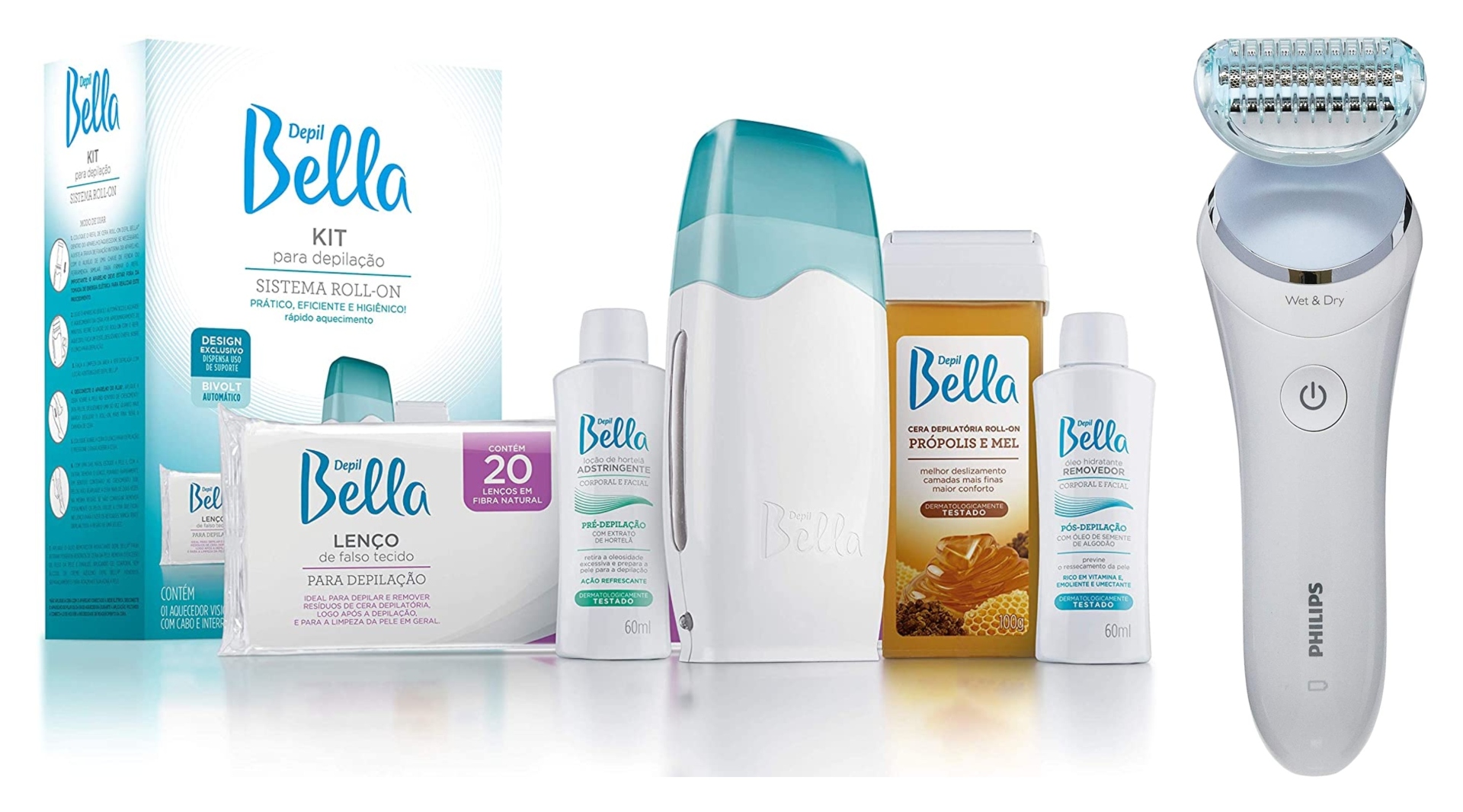 Creme, cera, gel e muito mais: 15 itens para a hora da depilação