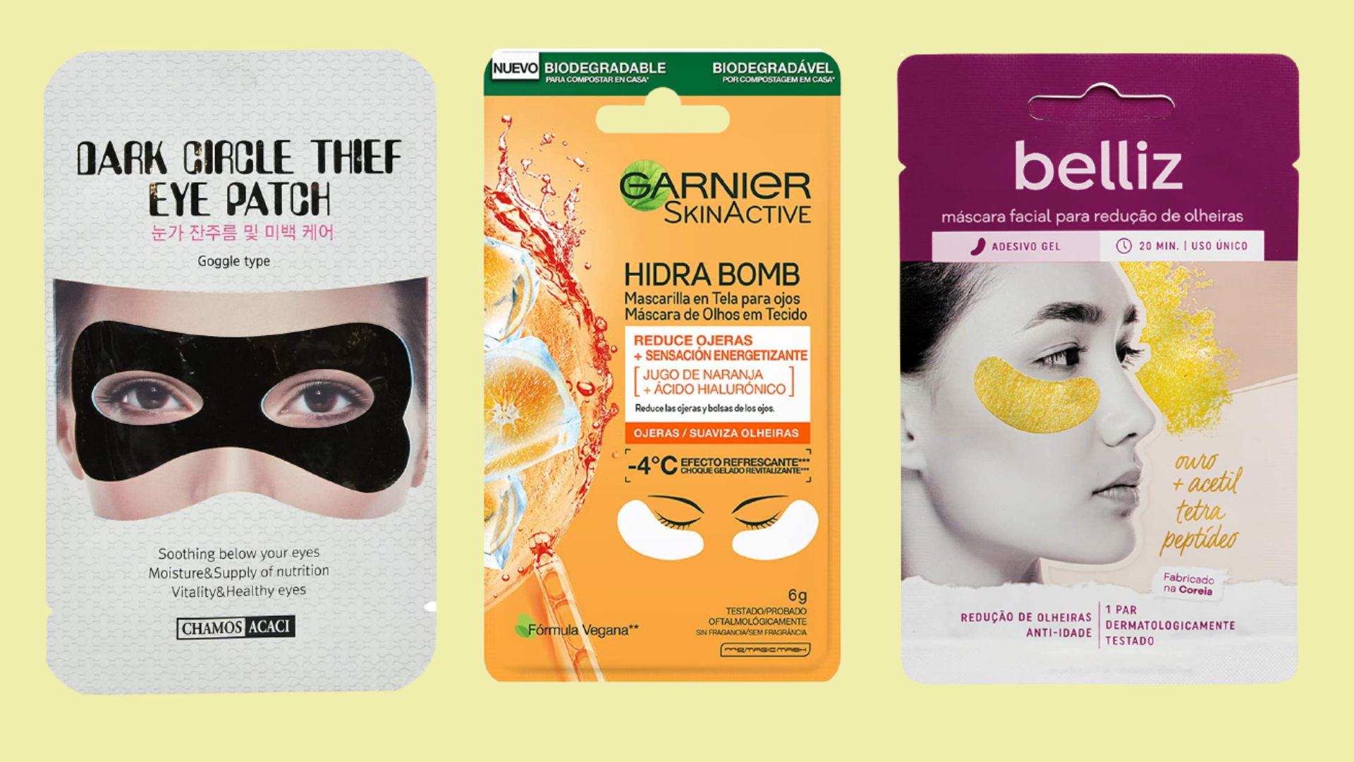 Skincare: 6 máscaras para a área dos olhos