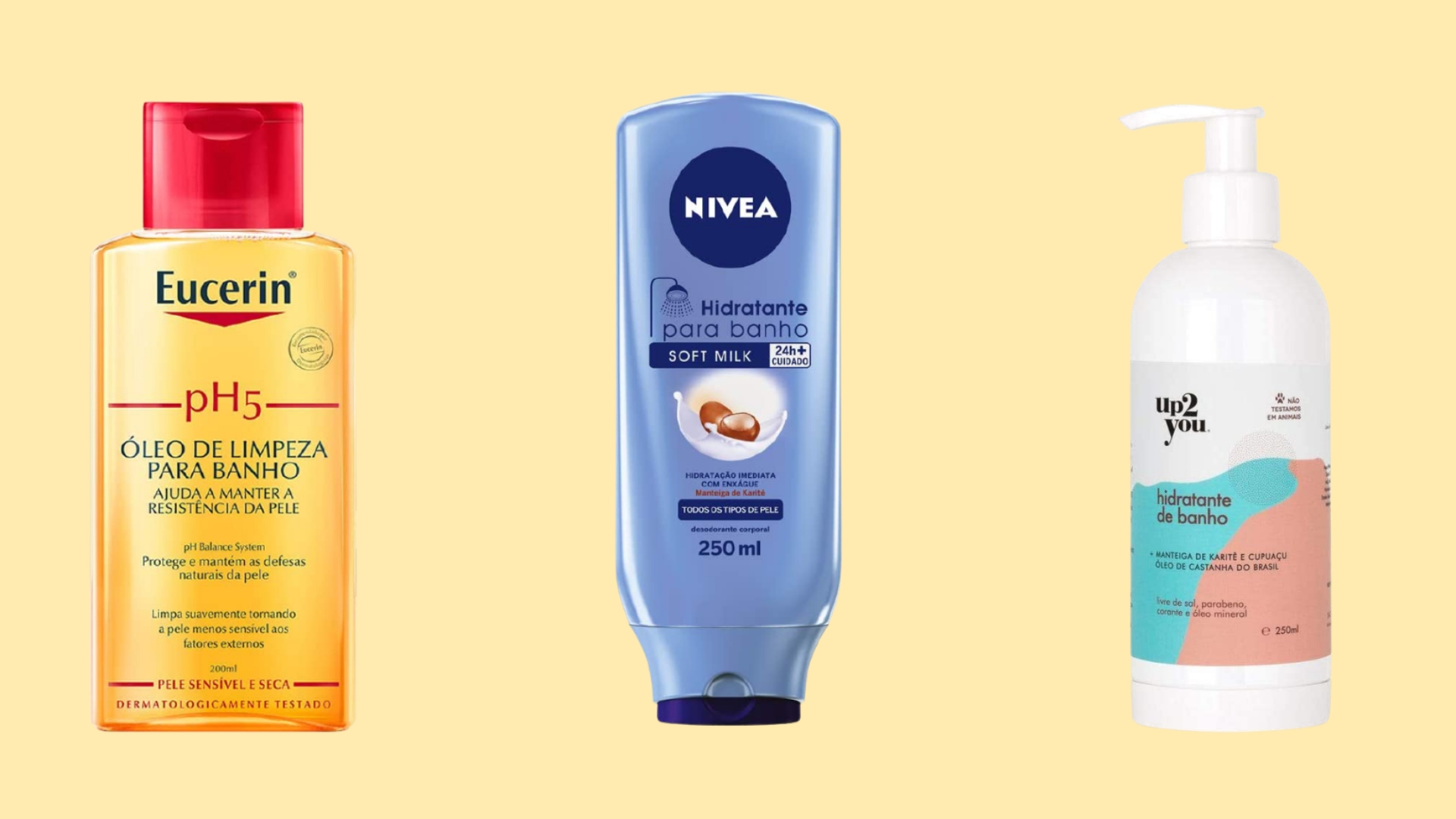 Hidratação corporal no banho: 6 produtos que você precisa conhecer