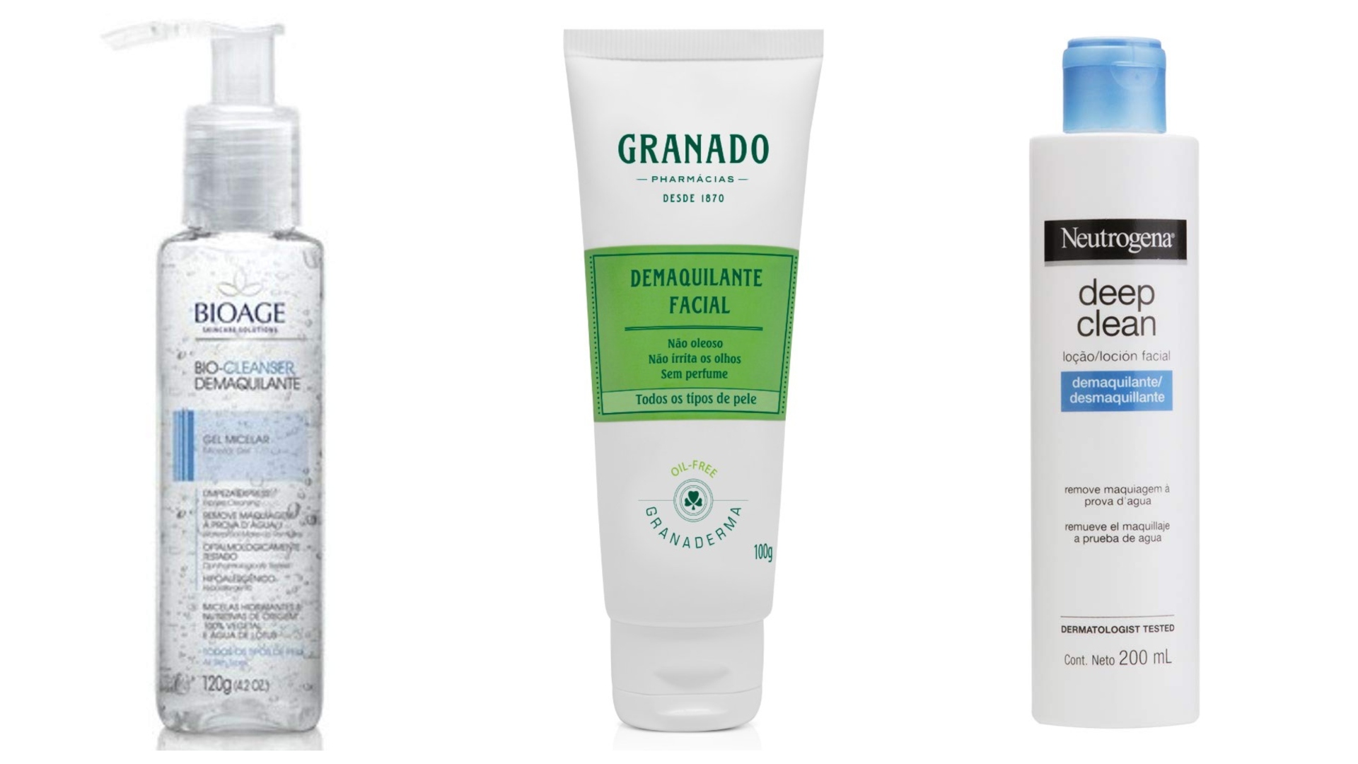 Demaquilante: 7 produtos que vão salvar a sua pele