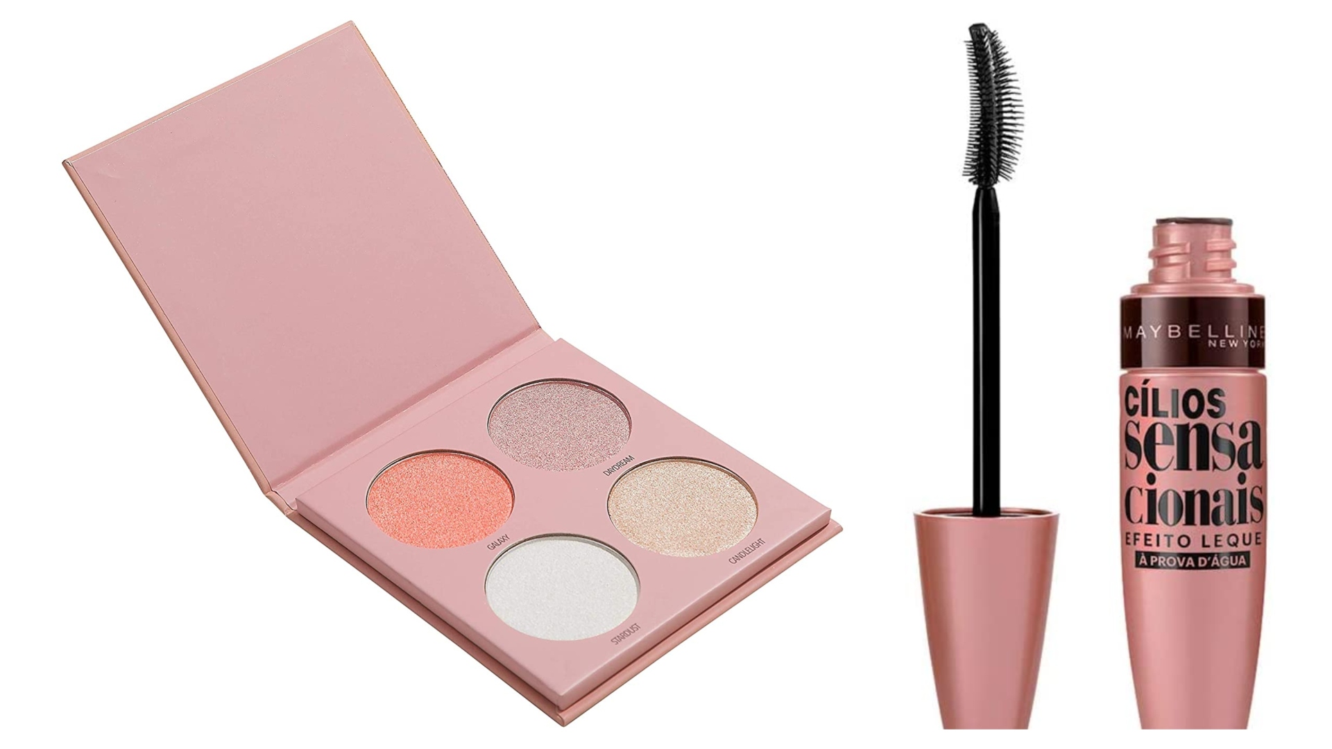 Paleta de sombras, iluminadores, máscara de cílios e muito mais: 6 produtos de maquiagem por ótimos preços
