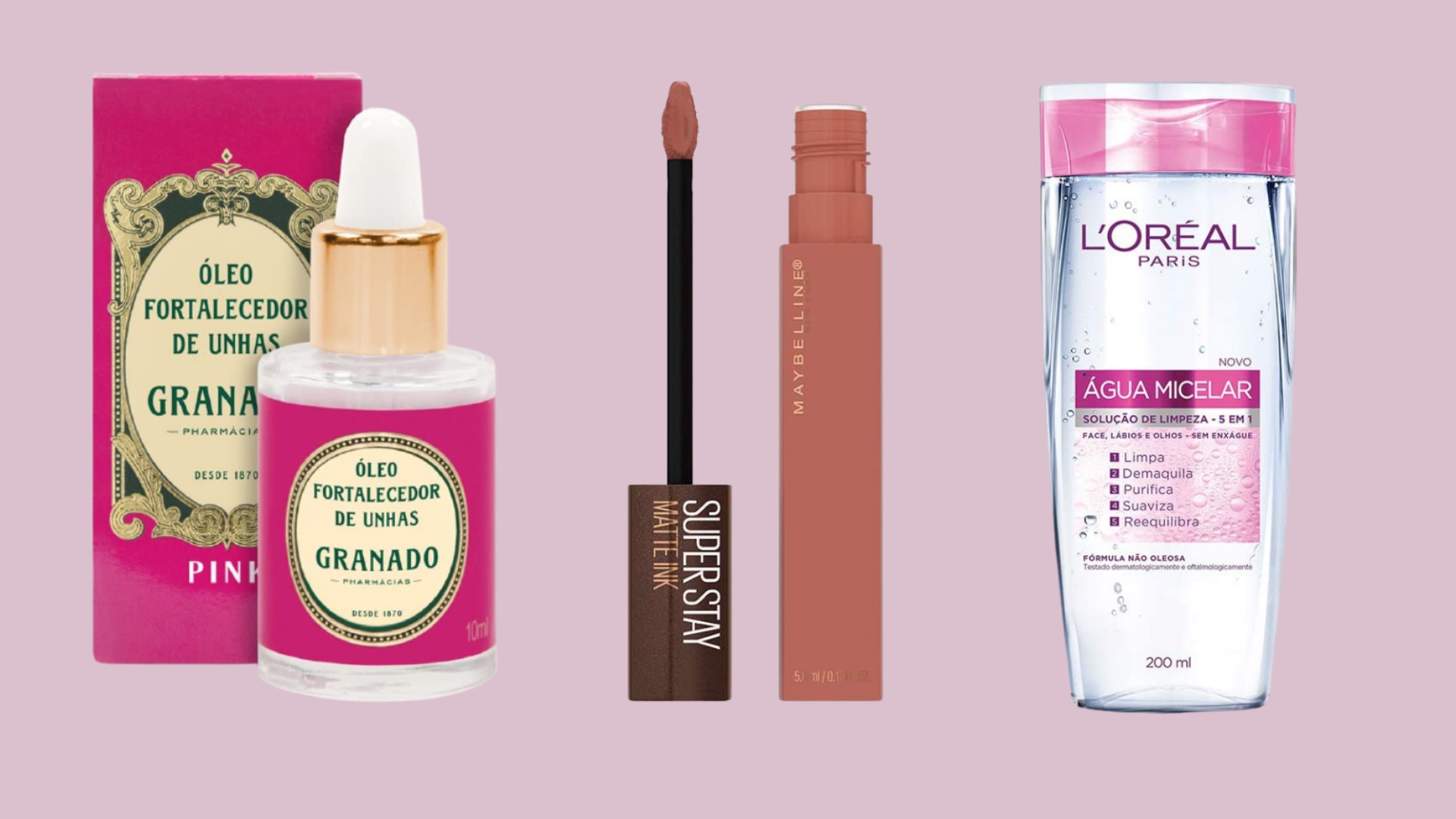Água micelar, perfume, batom e muito mais: 7 produtos em oferta que vão te conquistar