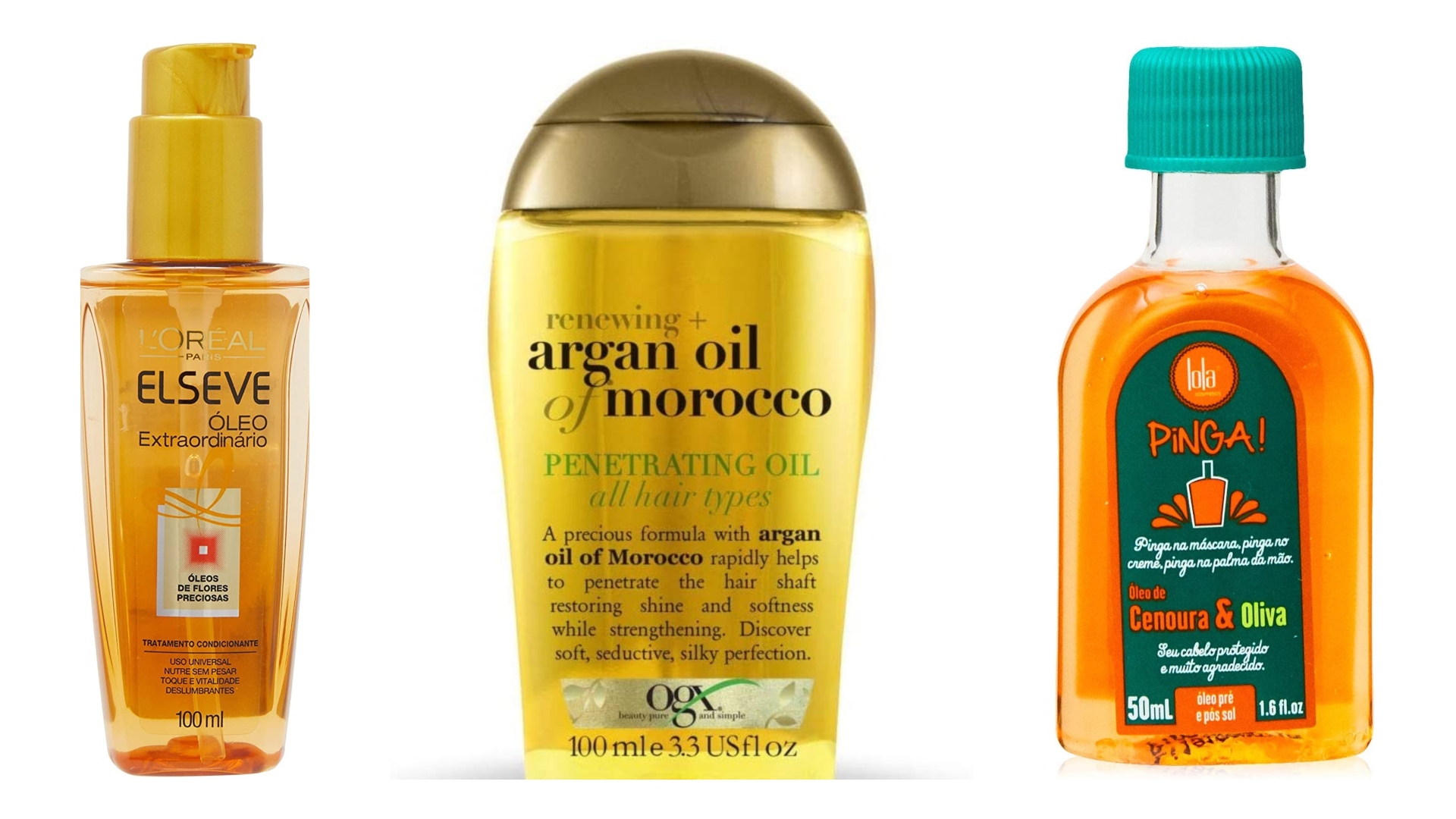Óleos capilares: 8 produtos que você precisa conhecer