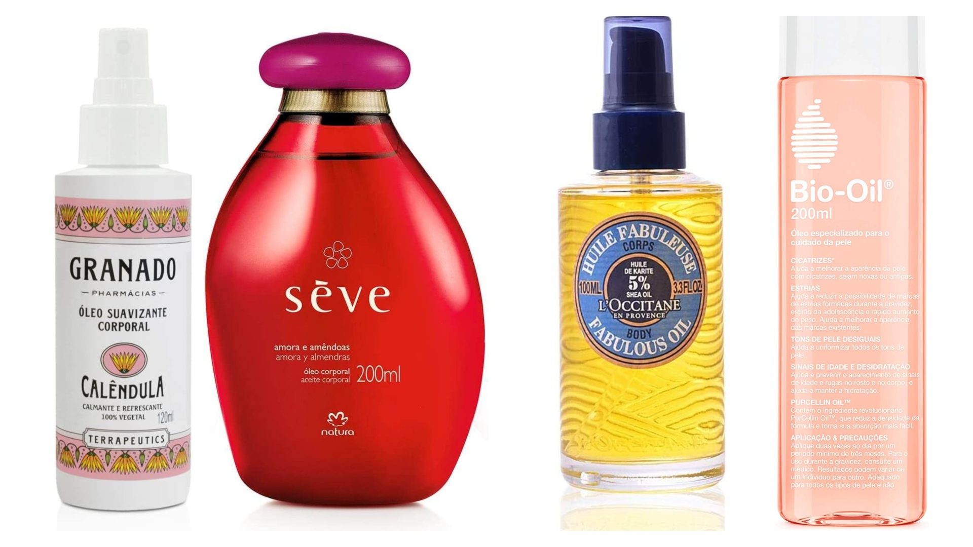 Óleo corporal: 6 produtos que vão fazer a diferença na sua pele