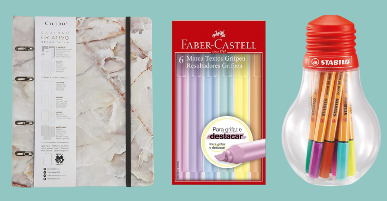 Canetas, planner e mais: 12 itens que vão conquistar os fãs de papelaria