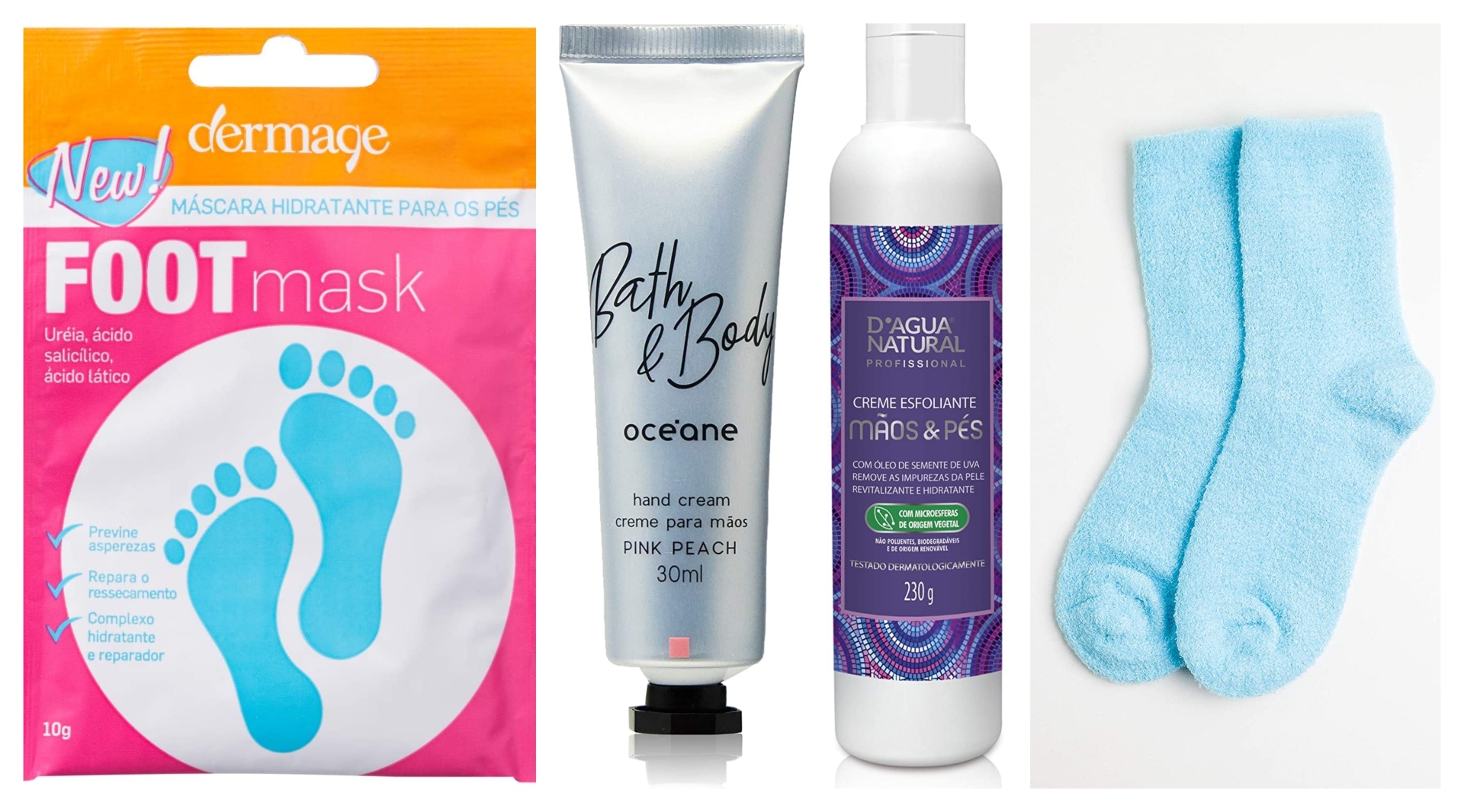 8 produtos incríveis para quem deseja mãos e pés mais hidratados