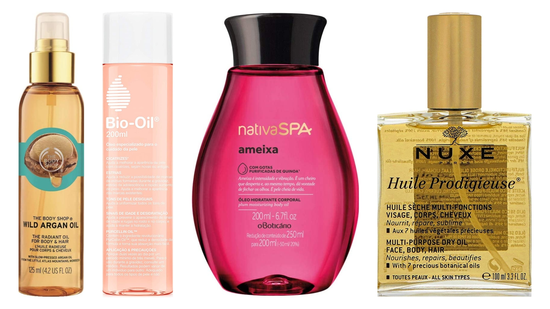 Óleo corporal: 10 produtos que vão transformar a sua pele
