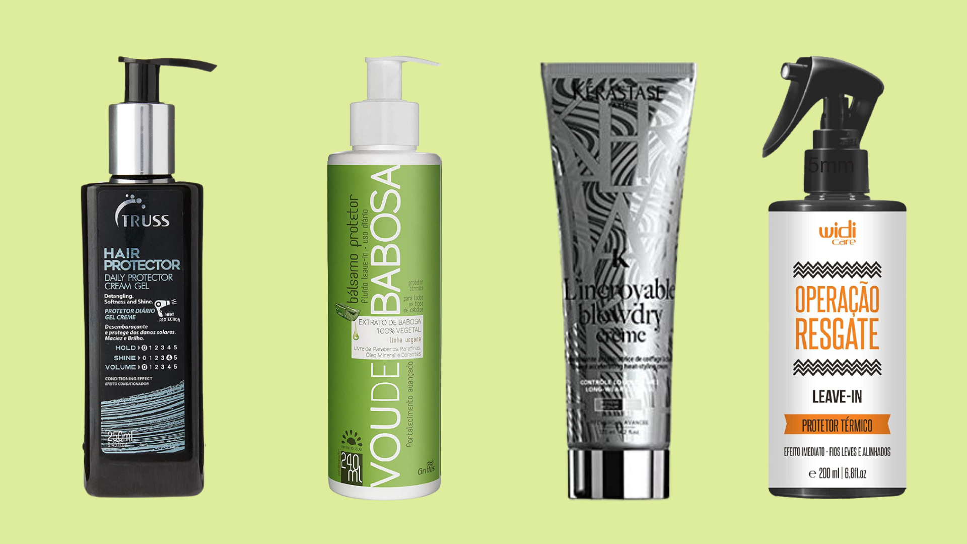 Protetor térmico: 10 produtos que vão salvar o seu cabelo