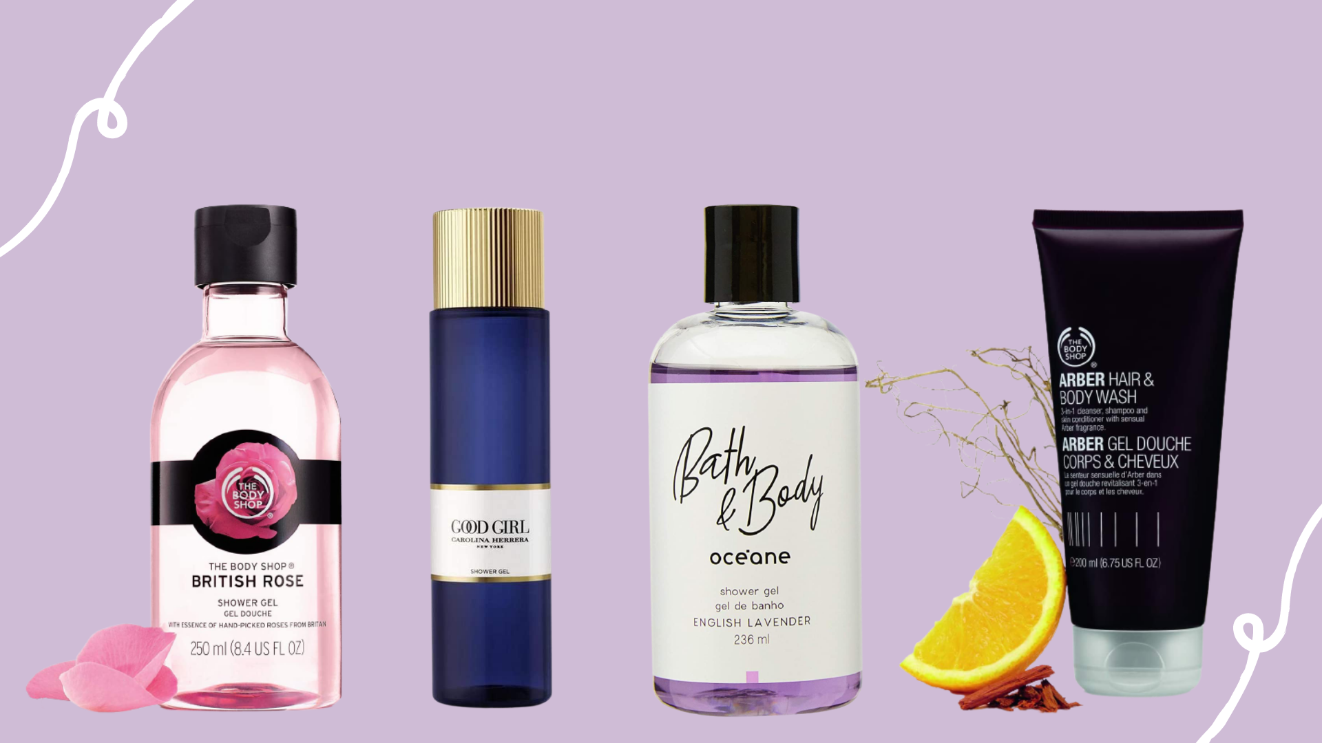 Shower gel: 6 opções para a hora do banho