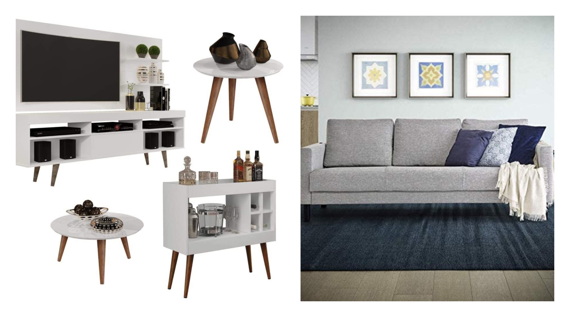 Tapete, quadros, papel de parede e muito mais: 10 itens para renovar a sua sala