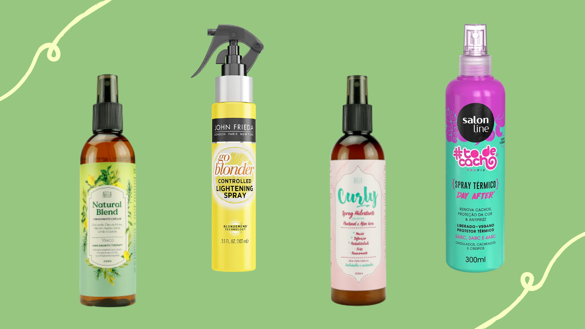 Spray capilar: 7 opções que vão fazer a diferença na rotina de cuidados com os fios