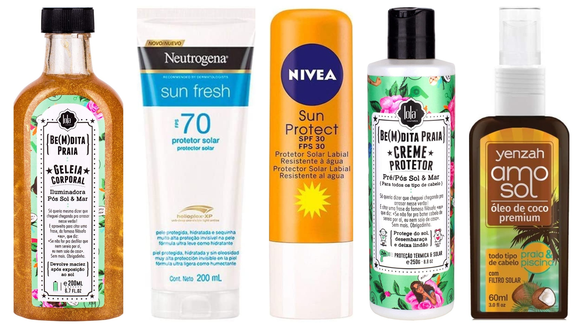 Prepare-se para o verão: 6 produtos que você precisa conhecer