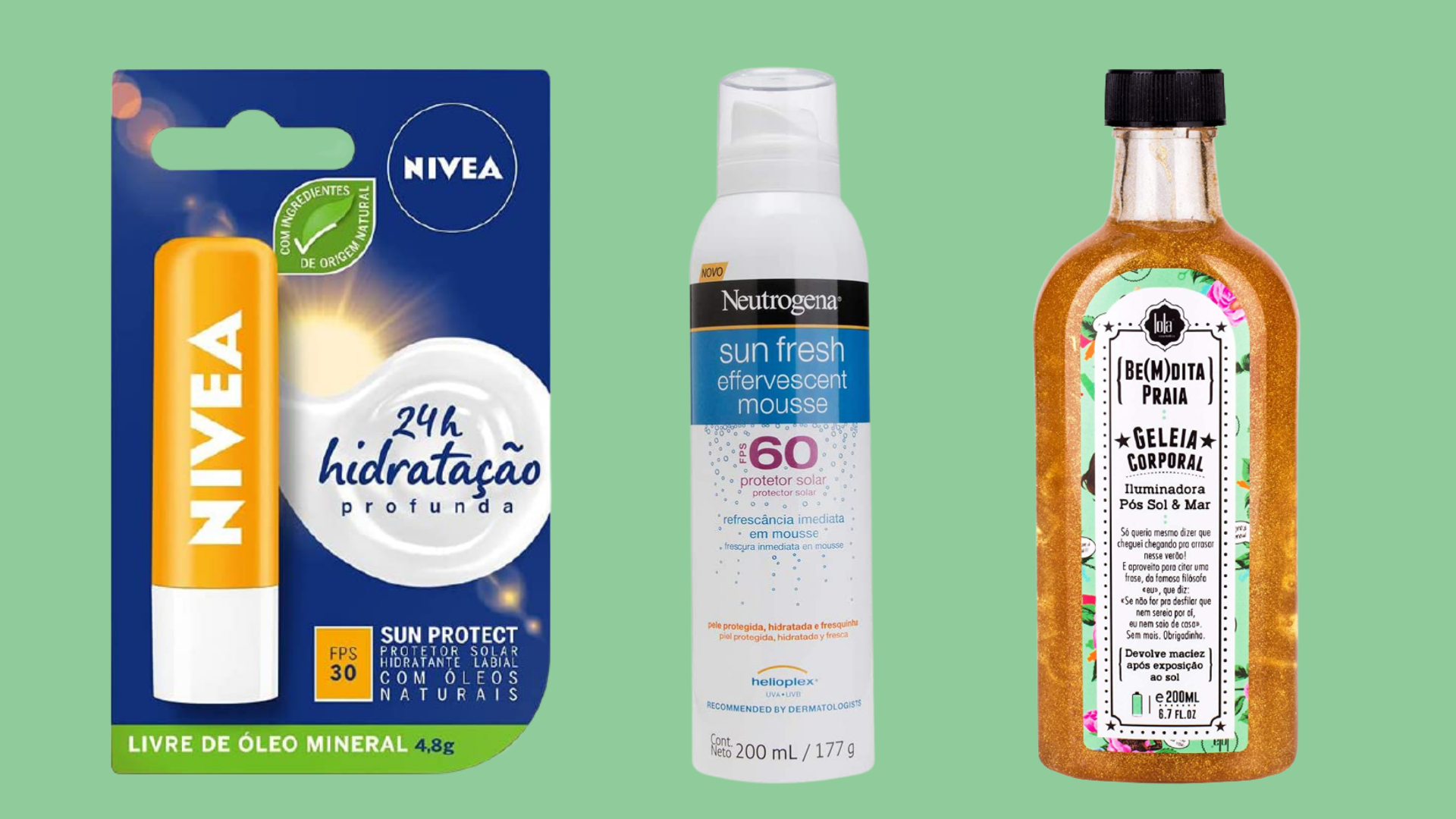 Prepare-se para o verão: 6 produtos que não podem faltar na sua bolsa de praia