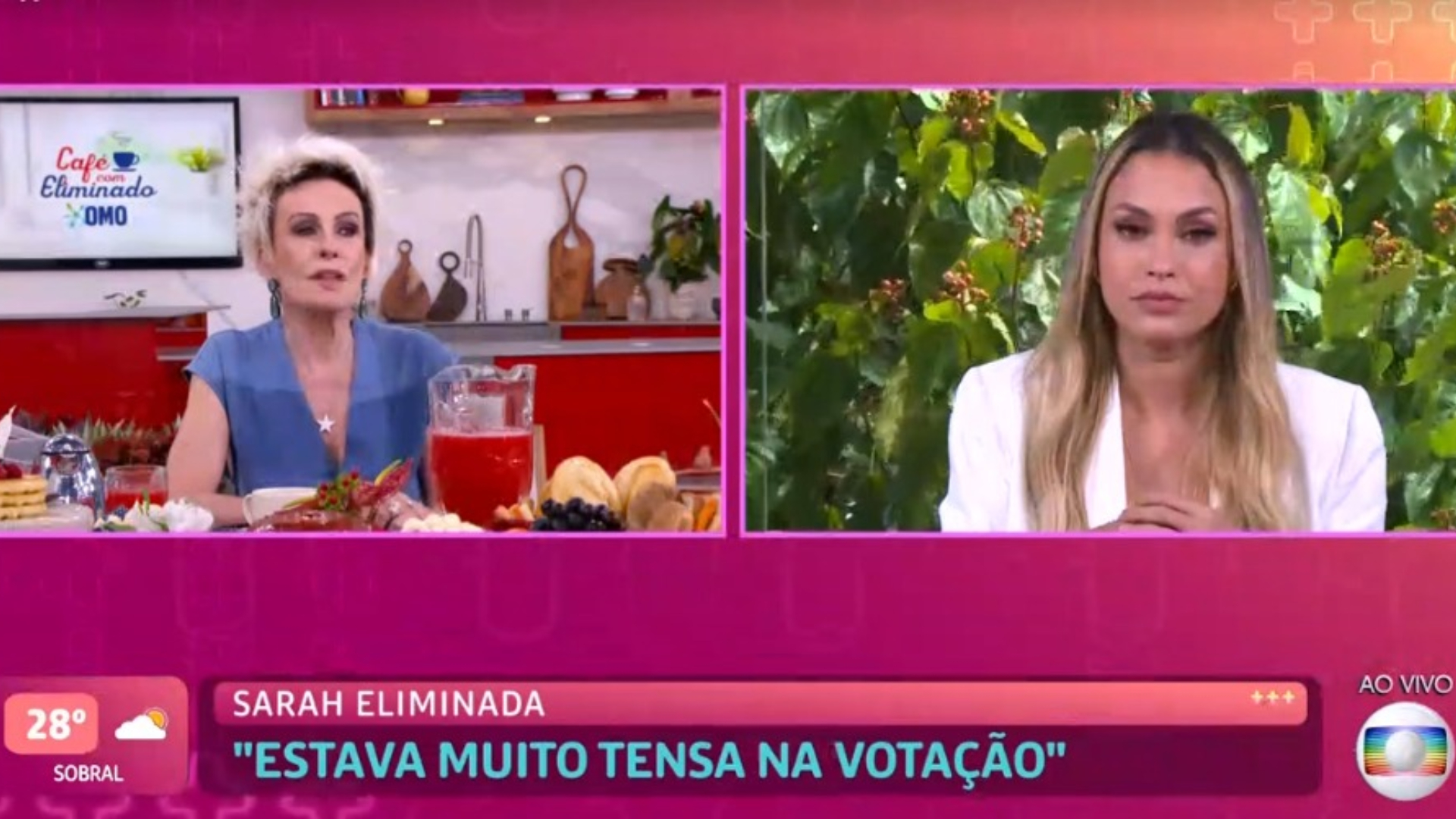 Ao vivo no ‘Mais Você’, Sarah comenta surto de Gilberto: “A culpa é minha e eu que fiz isso”