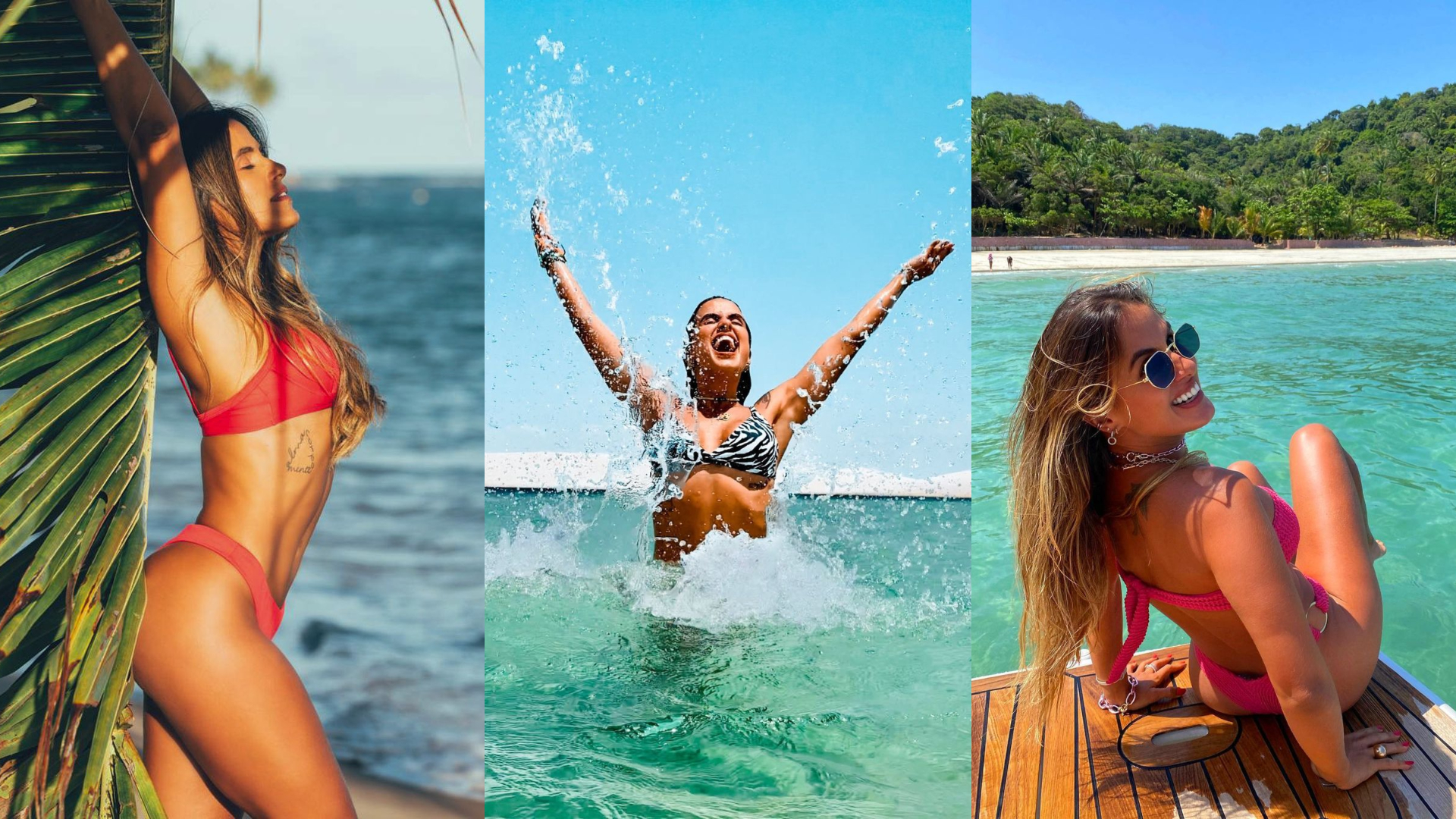 Ela entende do assunto! Inspire-se em 10 fotos de Carol Peixinho na praia para arrasar no verão