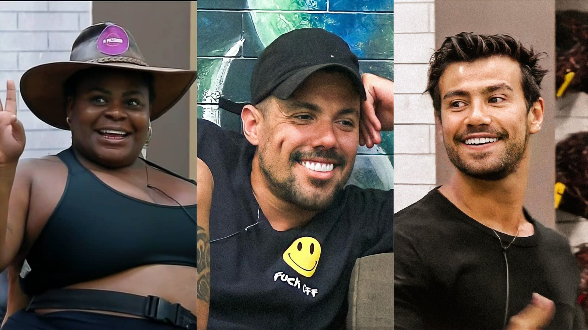 A Fazenda 12: Após eliminação de Jake, Jojo faz brincadeira com Lipe e Mariano e sugere que eles durmam juntos