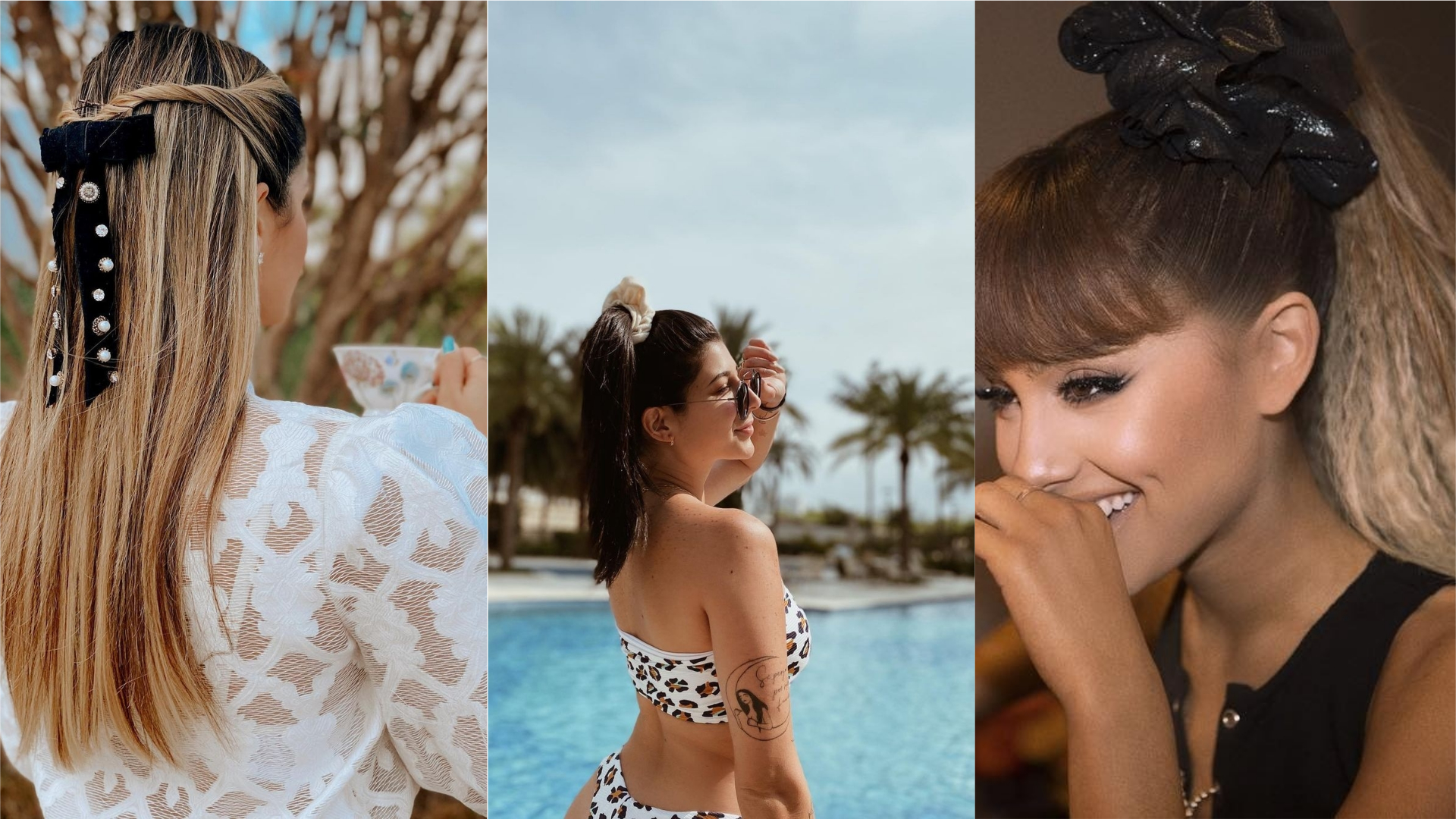 Tendência nos cabelos! Confira algumas maneiras de usar os Scrunchies