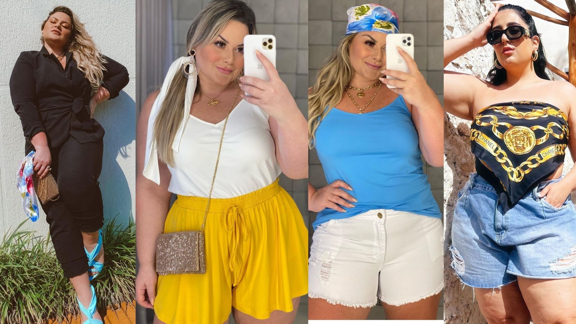 Lenço no cabelo, na bolsa, no pescoço e no corpo todo: Escolha a sua maneira favorita de usar e divirta-se!