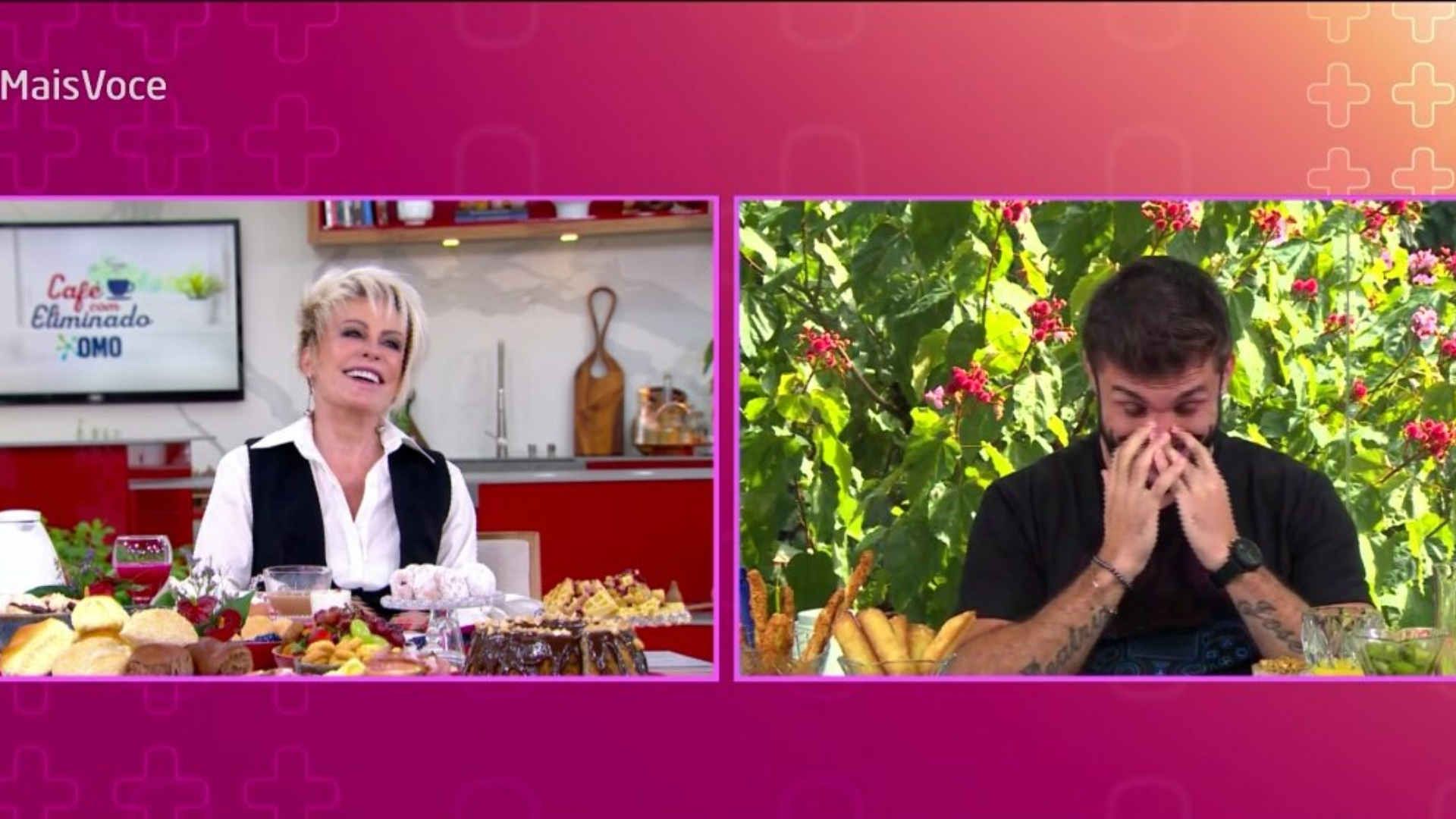 Ao vivo no ‘Mais Você’, Arthur confessa que está apaixonado por Carla Diaz