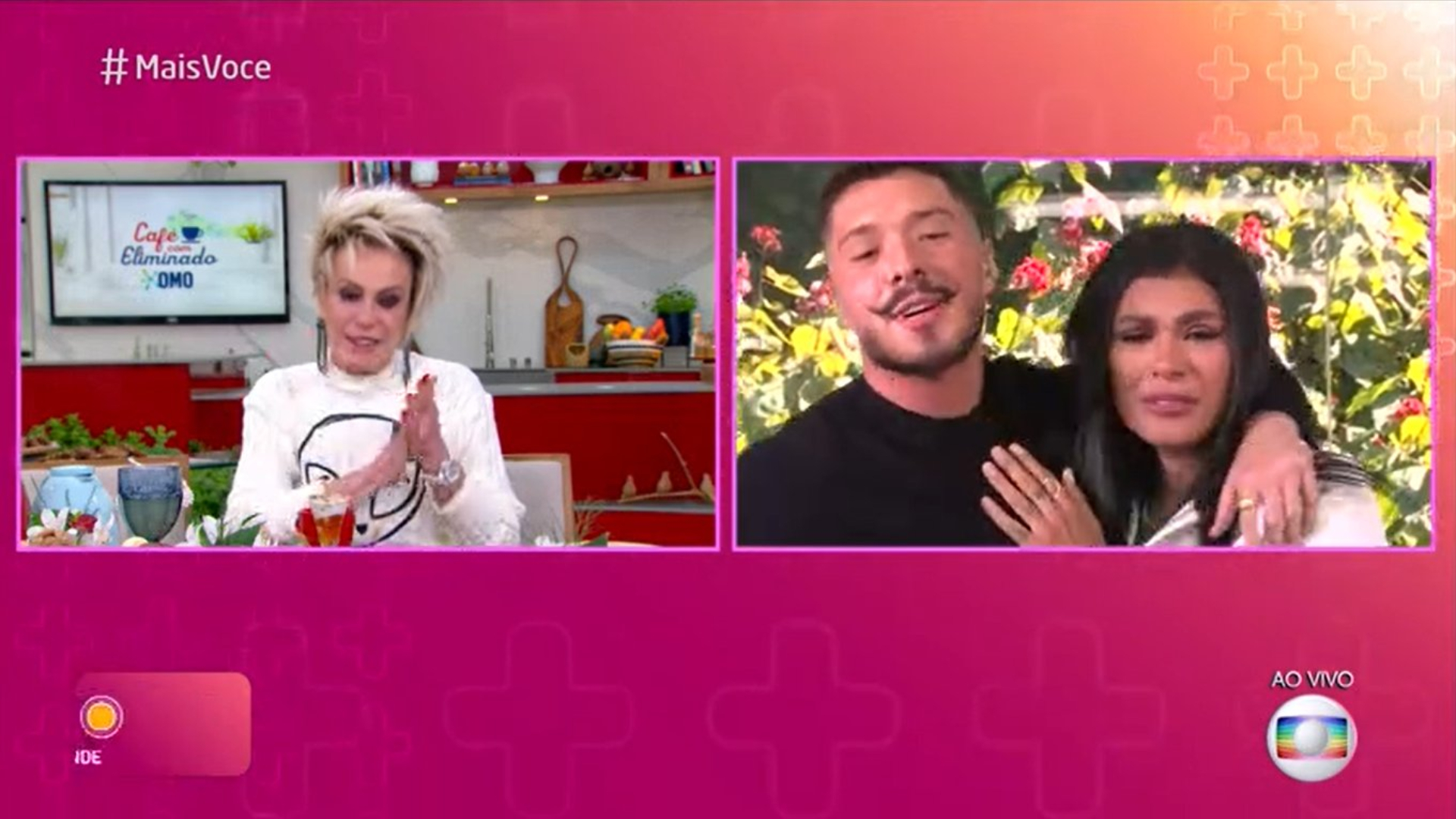 LÁ VEM A NOIVA! Ao vivo no ‘Mais Você’, Pocah é pedida em casamento