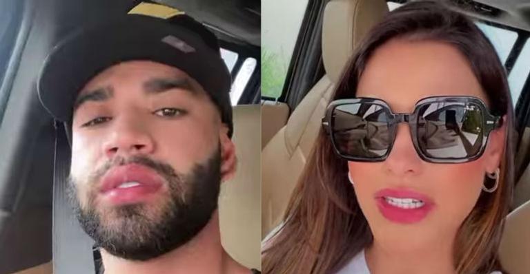 Gusttavo Lima e Andressa Suita são flagrados no mesmo local e filho mais velho confirma: “O papai veio”