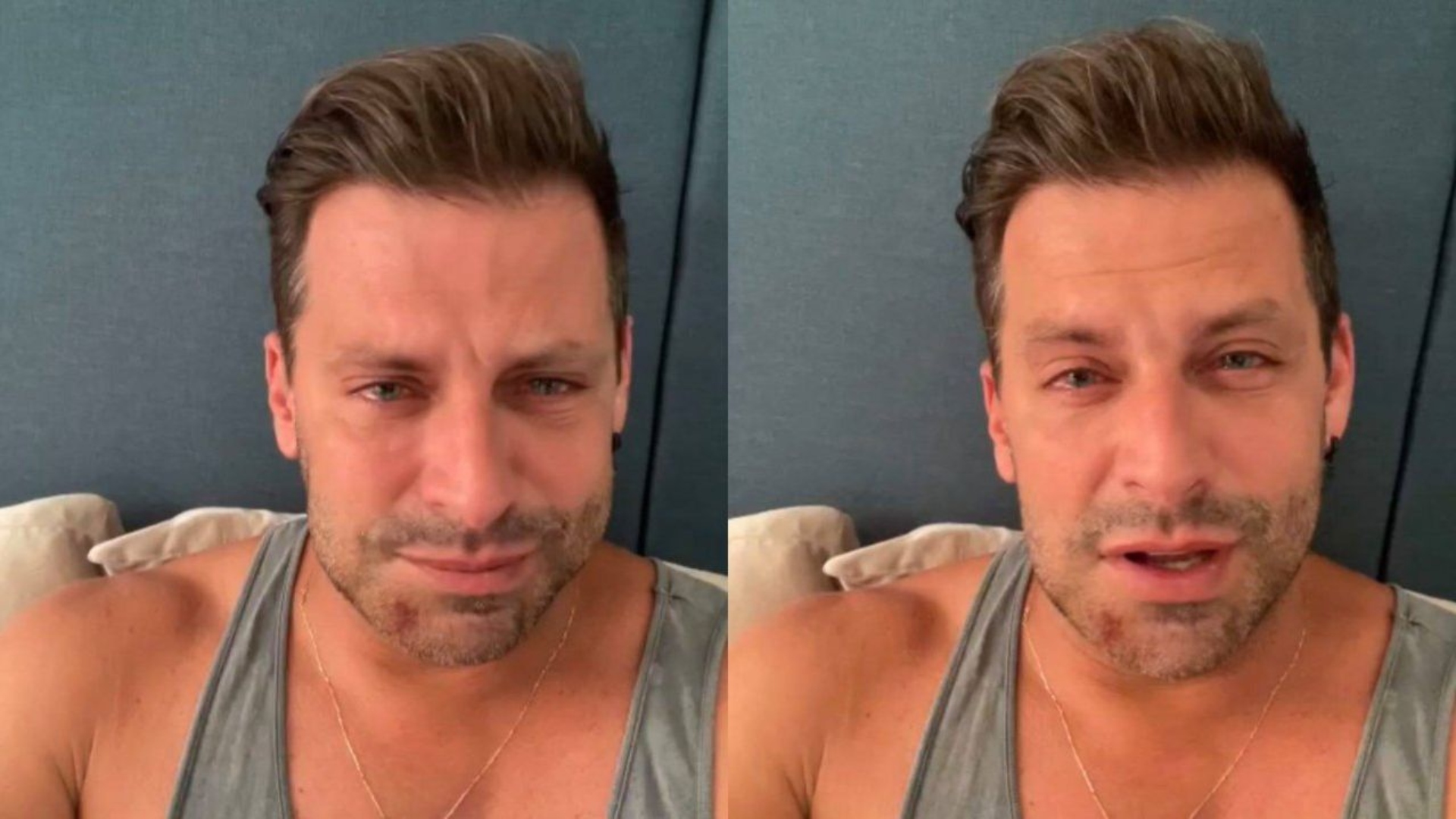 Henri Castelli revela agressão, chora em vídeo e mostra maxilar fraturado: “De forma gratuita e de surpresa”